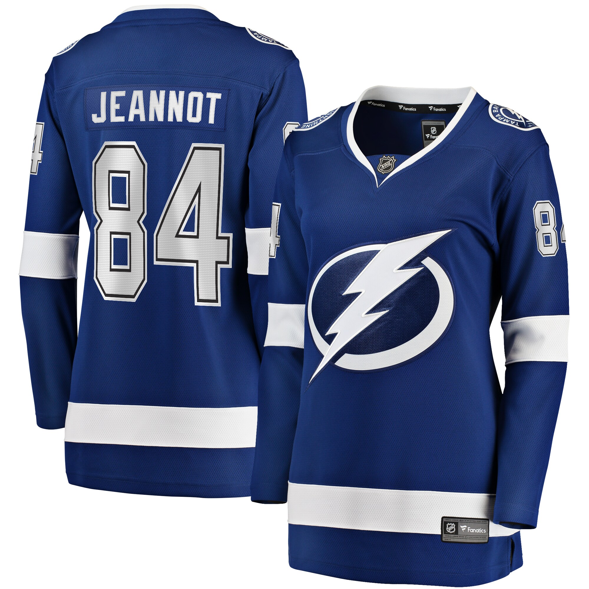 Tanner Jeannot Tampa Bay Lightning Women's Home Breakaway Jersey - Blue