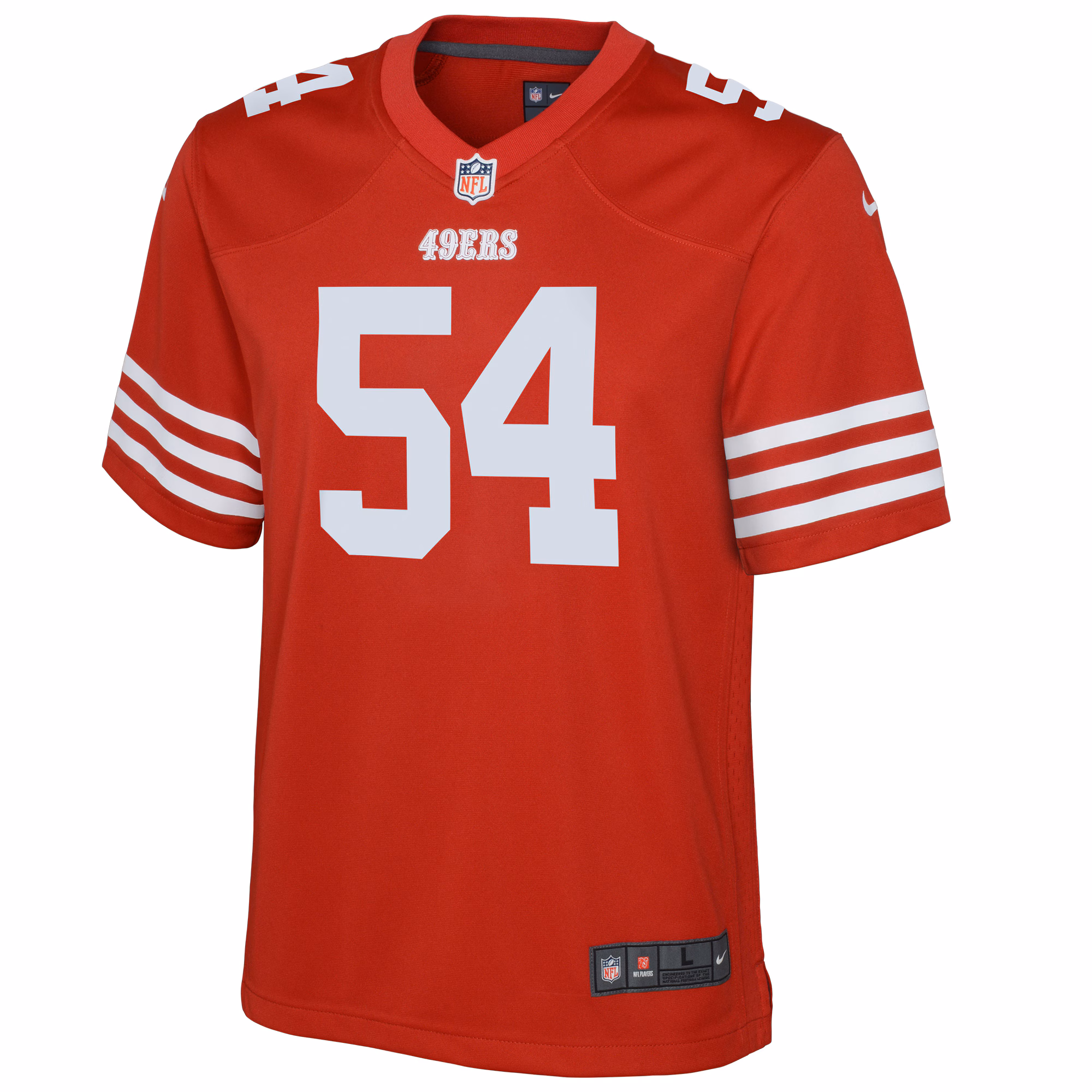 Fred Warner San Francisco 49ers Youth Game Jersey - Scarlet