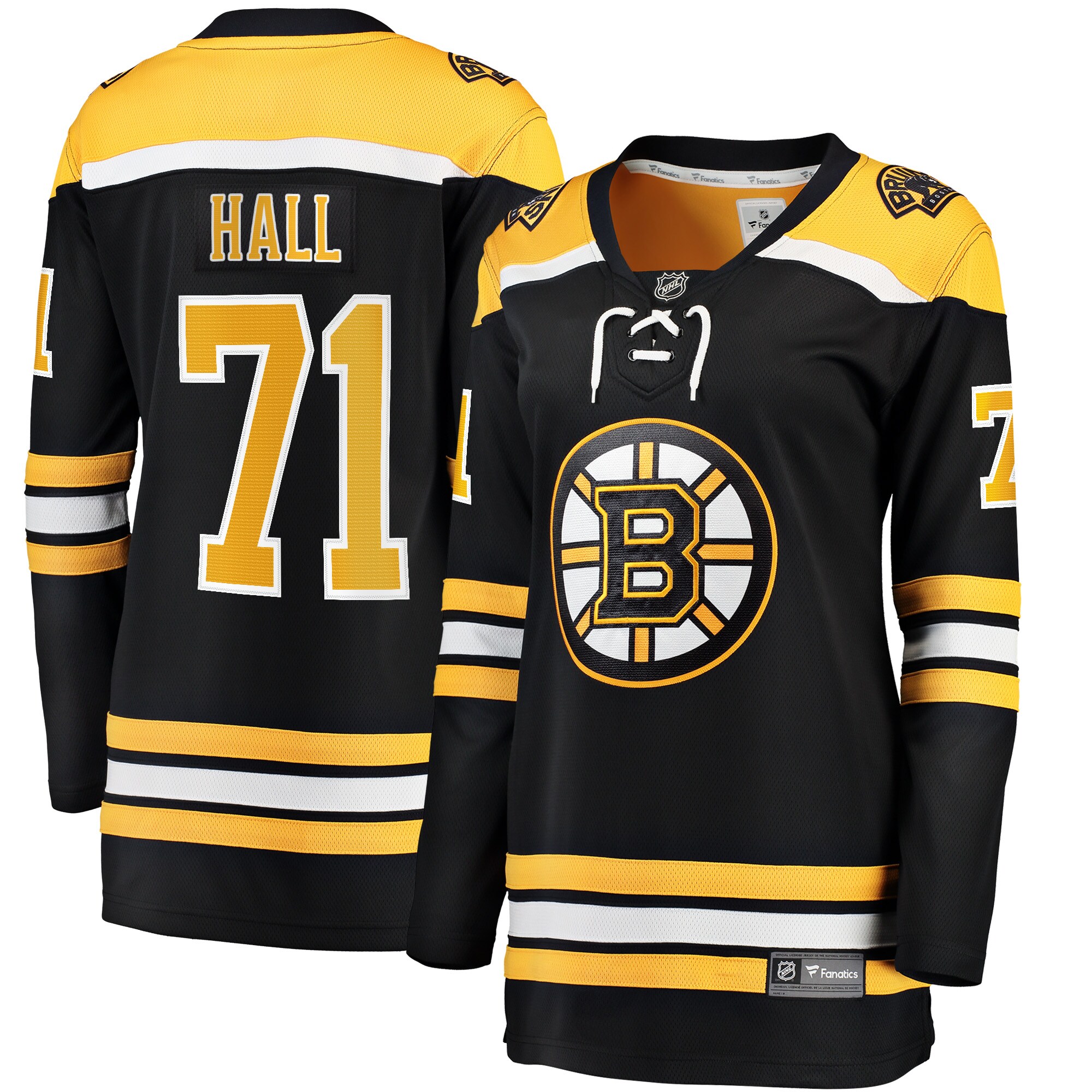 Taylor Hall Boston Bruins Women's 2017/18 Home Breakaway Replica Jersey - Black