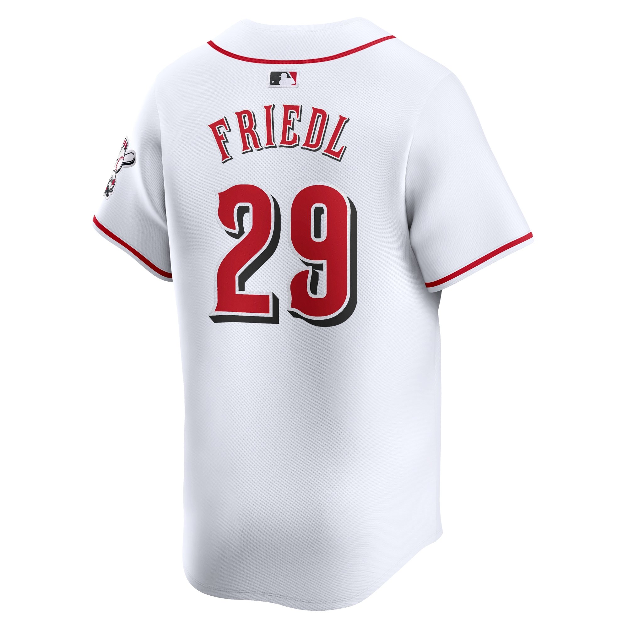 Men's Cincinnati Reds TJ Friedl  White Home Limited Player Jersey