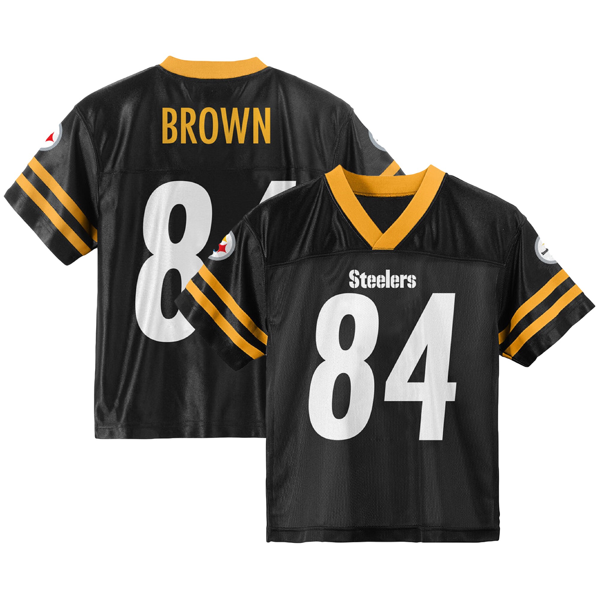 Youth Antonio Brown Black Pittsburgh Steelers Team Color Jersey