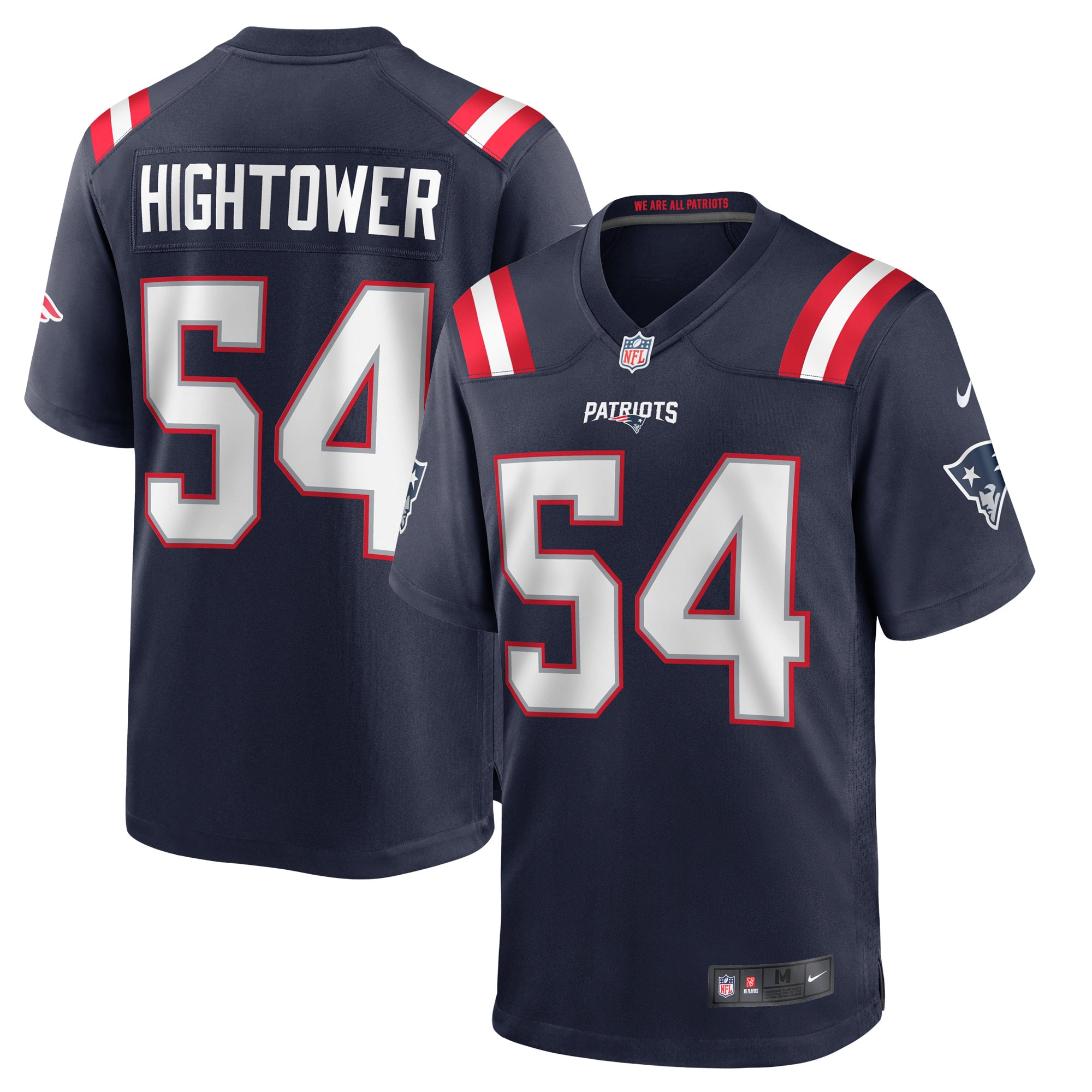 Dont'a Hightower New England Patriots  Game Player Jersey - Navy