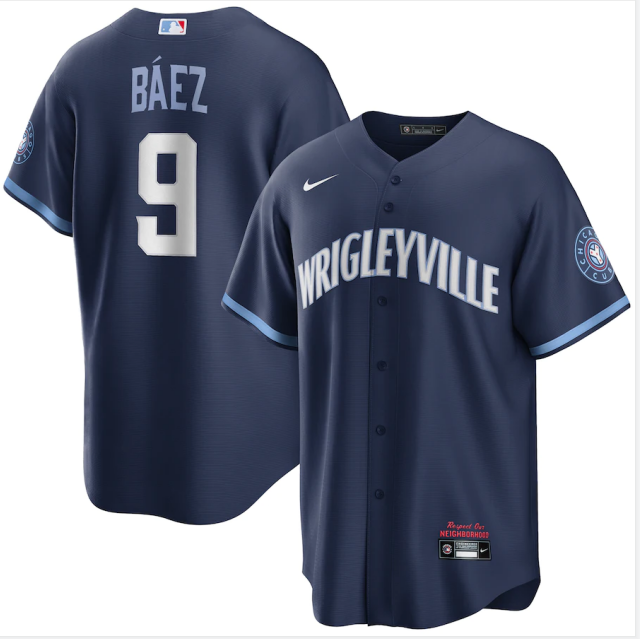 Men's  Chicago Cubs #9 Javier B
