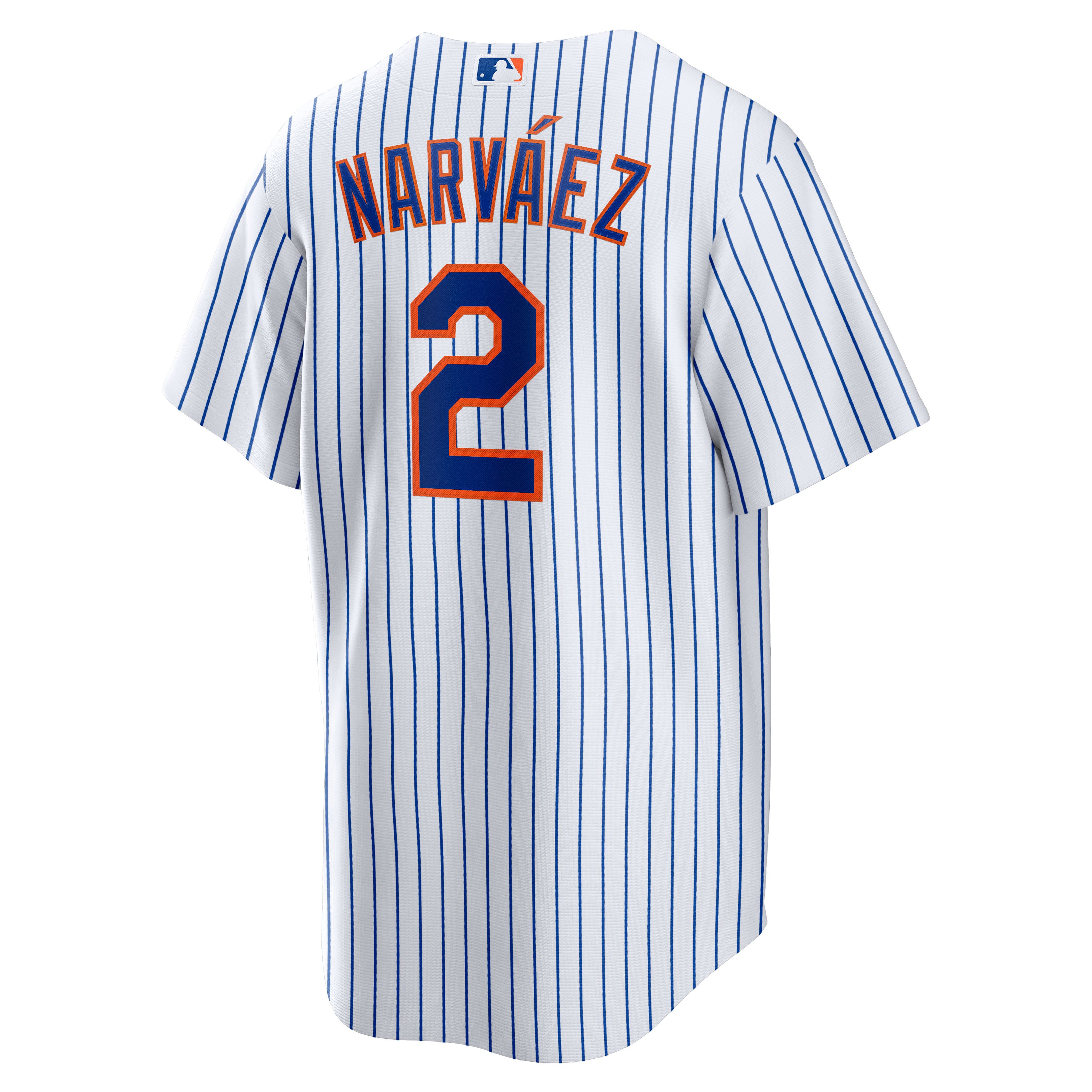 Men's New York Mets Omar Narváez  White Home  Replica Player Jersey