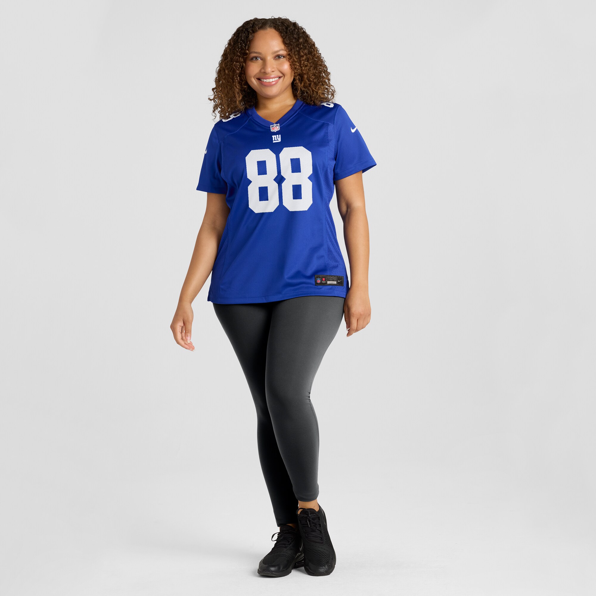 Dennis Houston New York Giants Women's  Game Jersey -  Royal