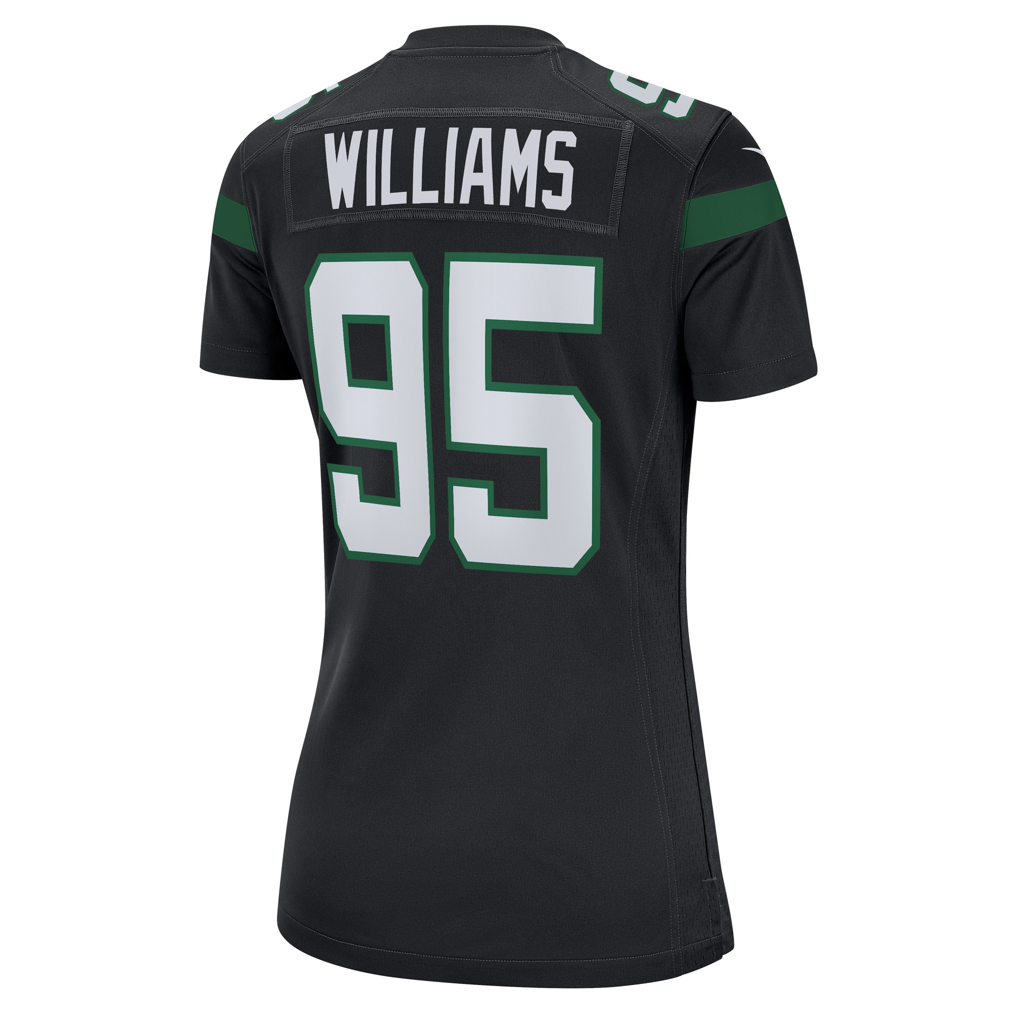 Quinnen Williams New York Jets  Women's Alternate Game Player Jersey - Stealth Black