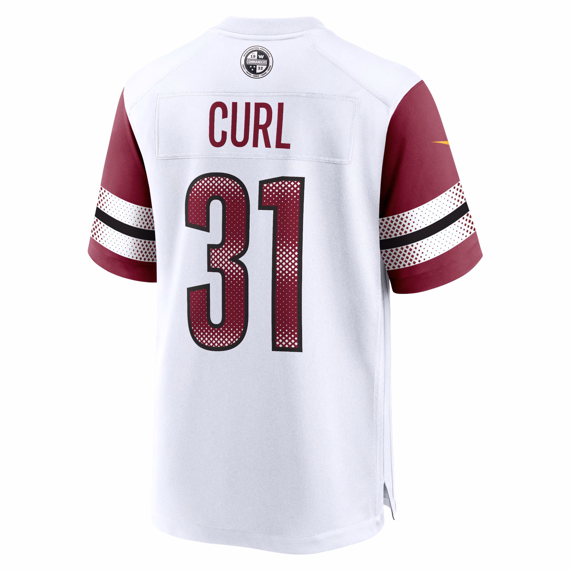 Kamren Curl Washington Commanders Game Jersey - Burgundy