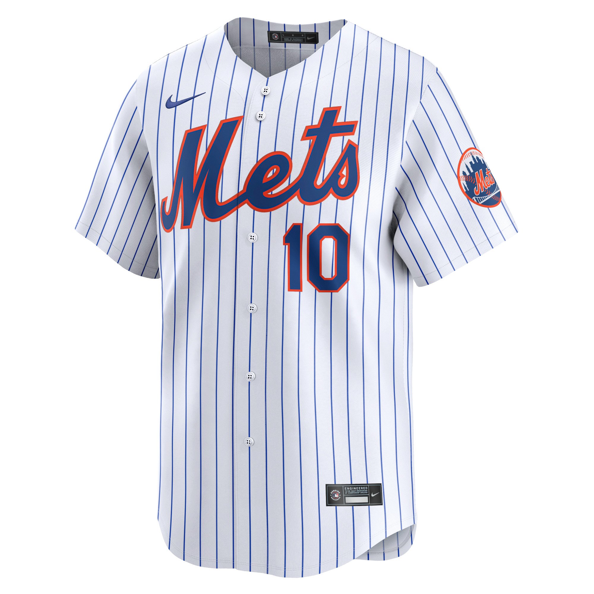 Men's New York Mets Ronny Mauricio  White Home Limited Player Jersey