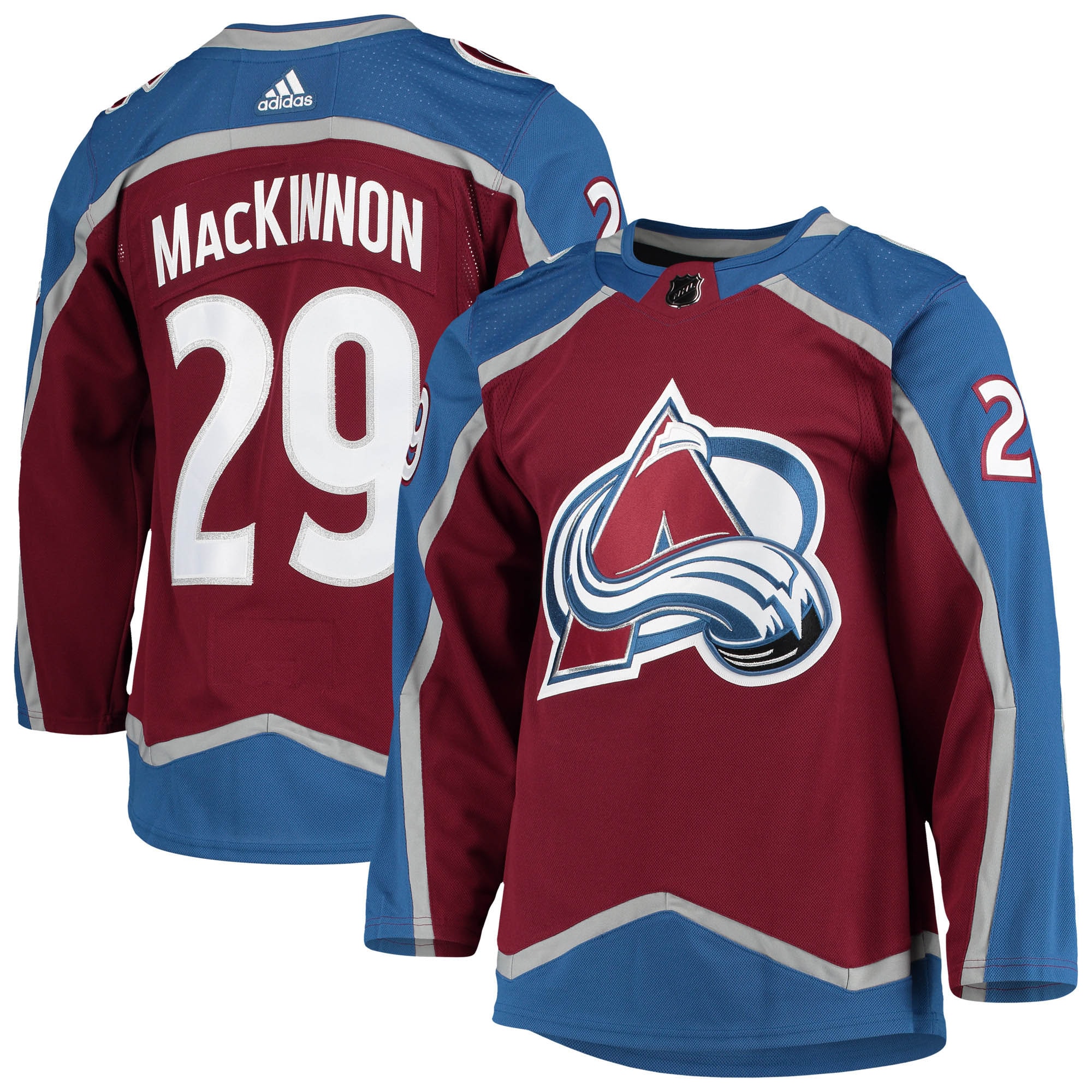 Nathan MacKinnon Colorado Avalanche  Home Primegreen Authentic Pro Player Jersey - Burgundy
