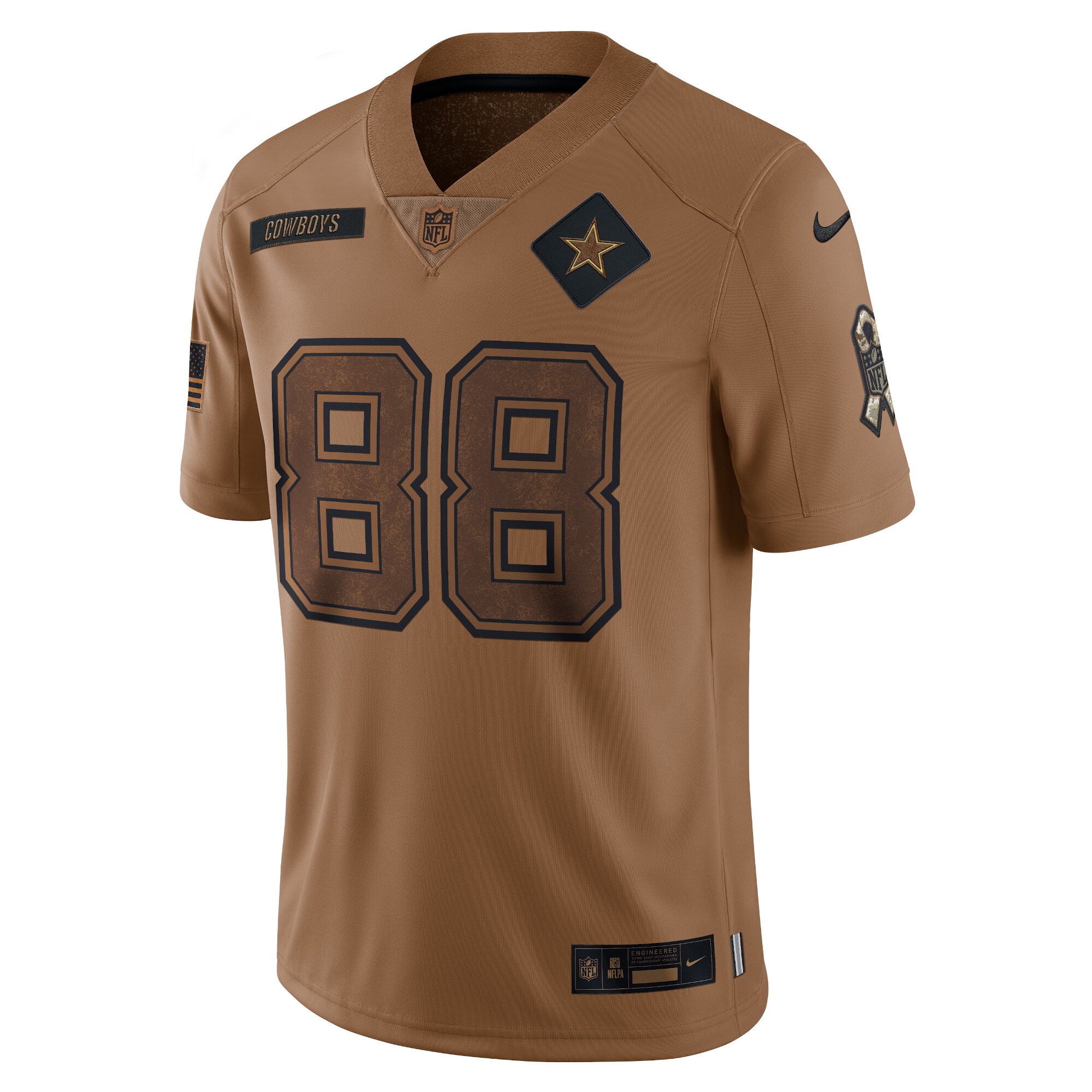 CeeDee Lamb Dallas Cowboys  2023 Salute To Service Limited Jersey - Brown