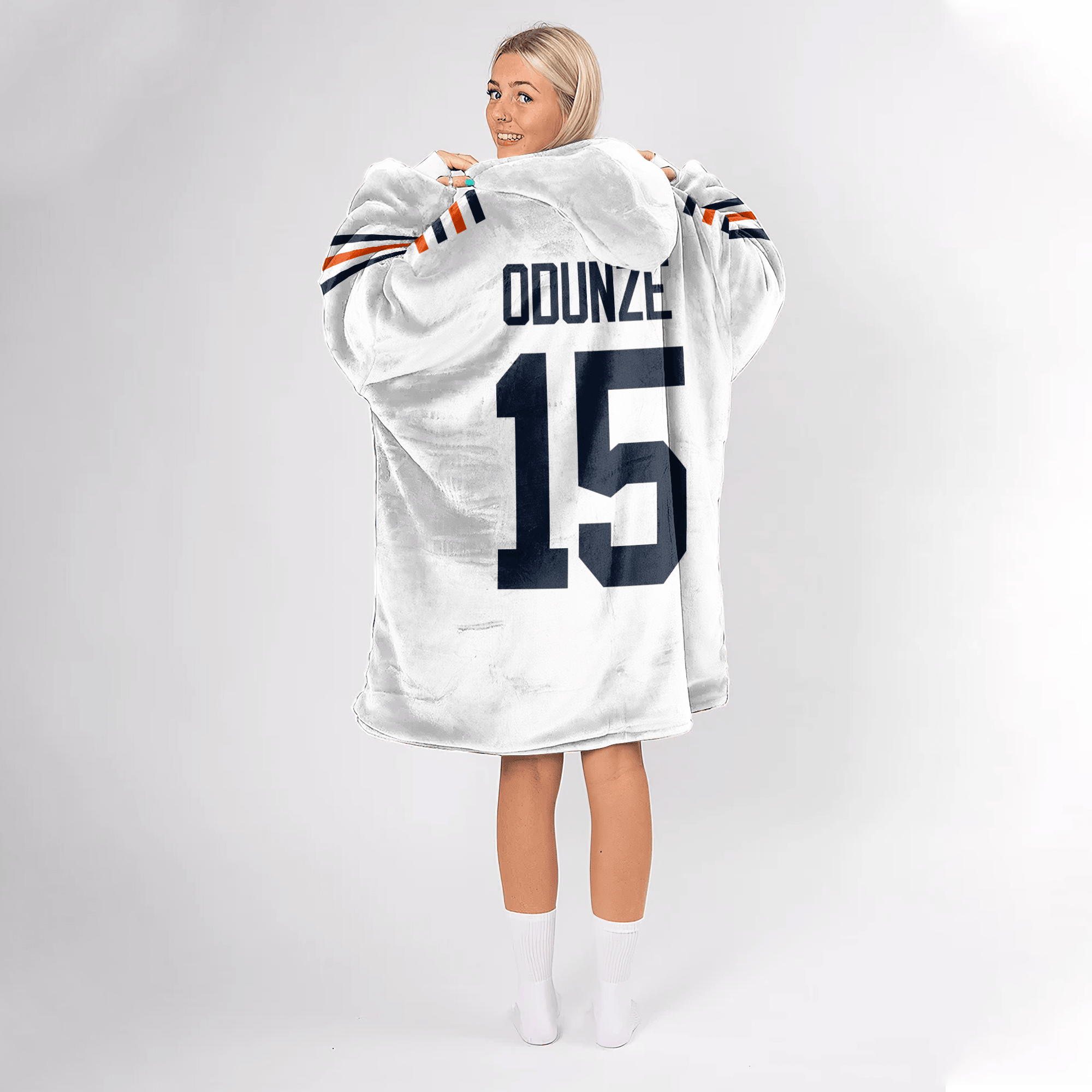 R.O 15 Chicago Football Unisex Blanket Hoodie