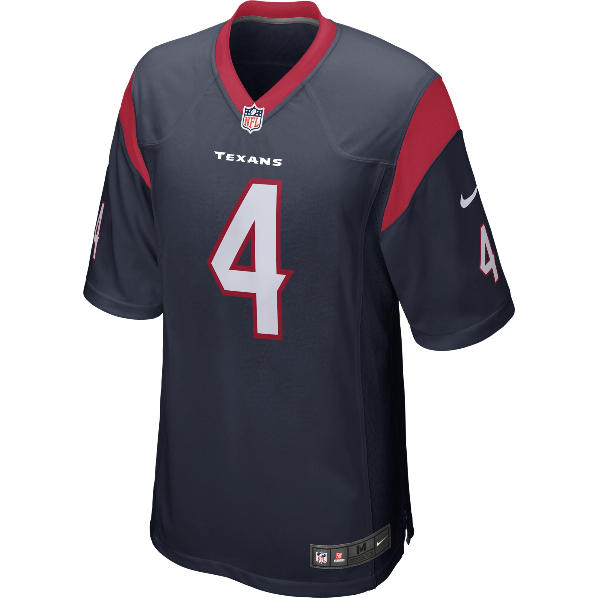 Deshaun Watson Houston Texans Game Jersey - Navy