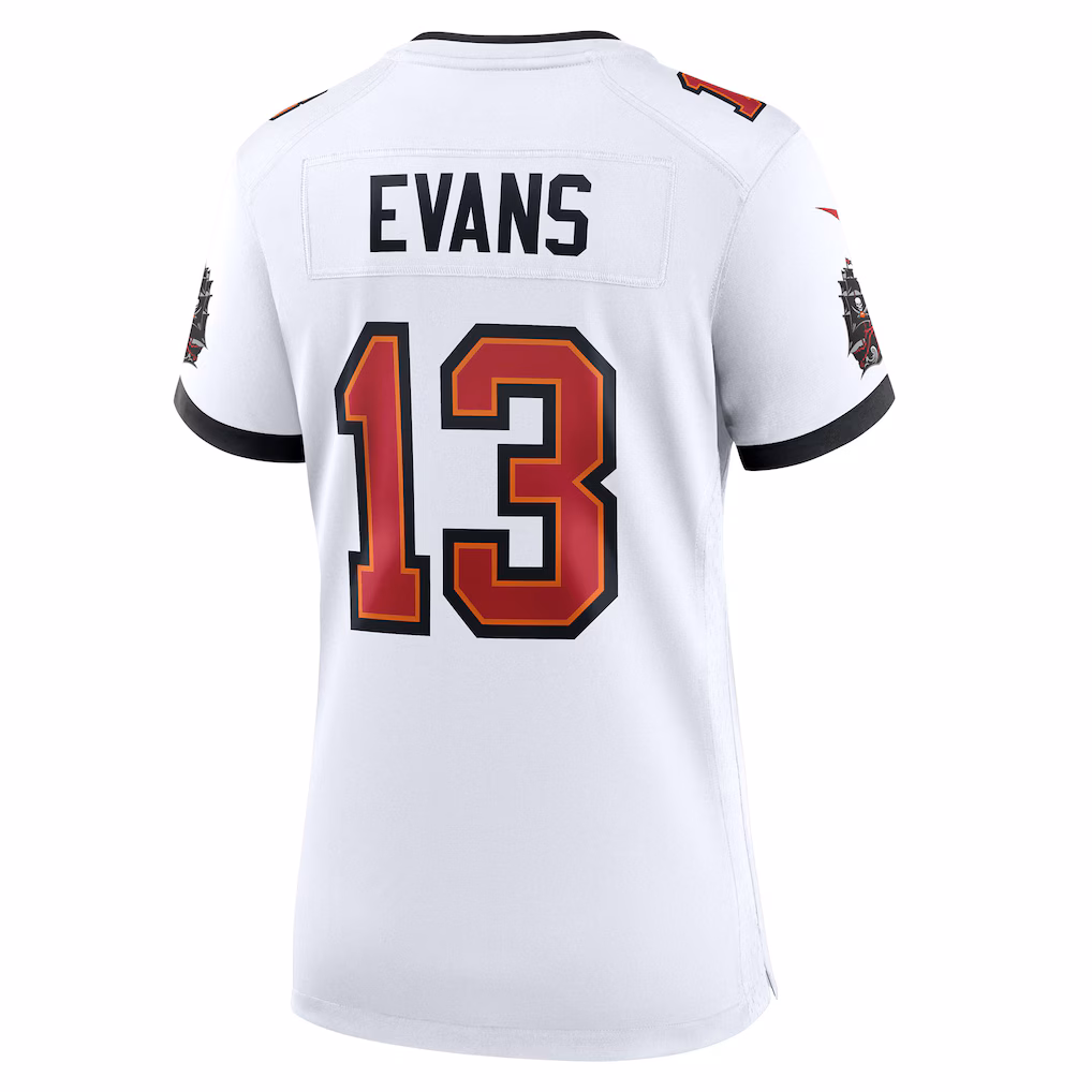 Mike Evans #13 Tampa Bay Buccaneers Women's 50th Season White Game Jersey - White
