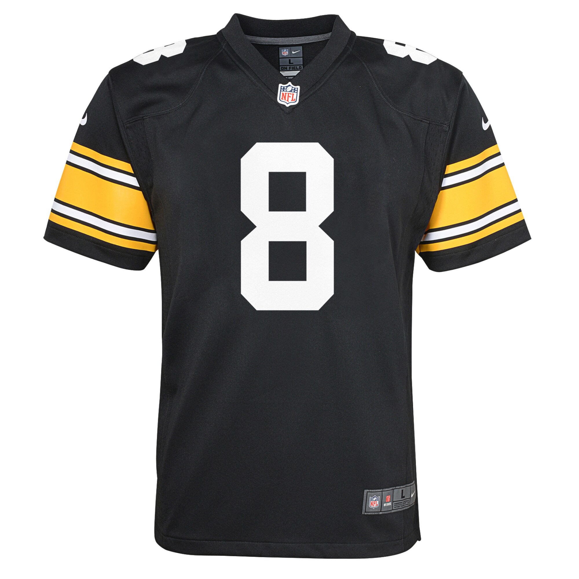 Kenny Pickett Pittsburgh Steelers Youth Game Jersey - White