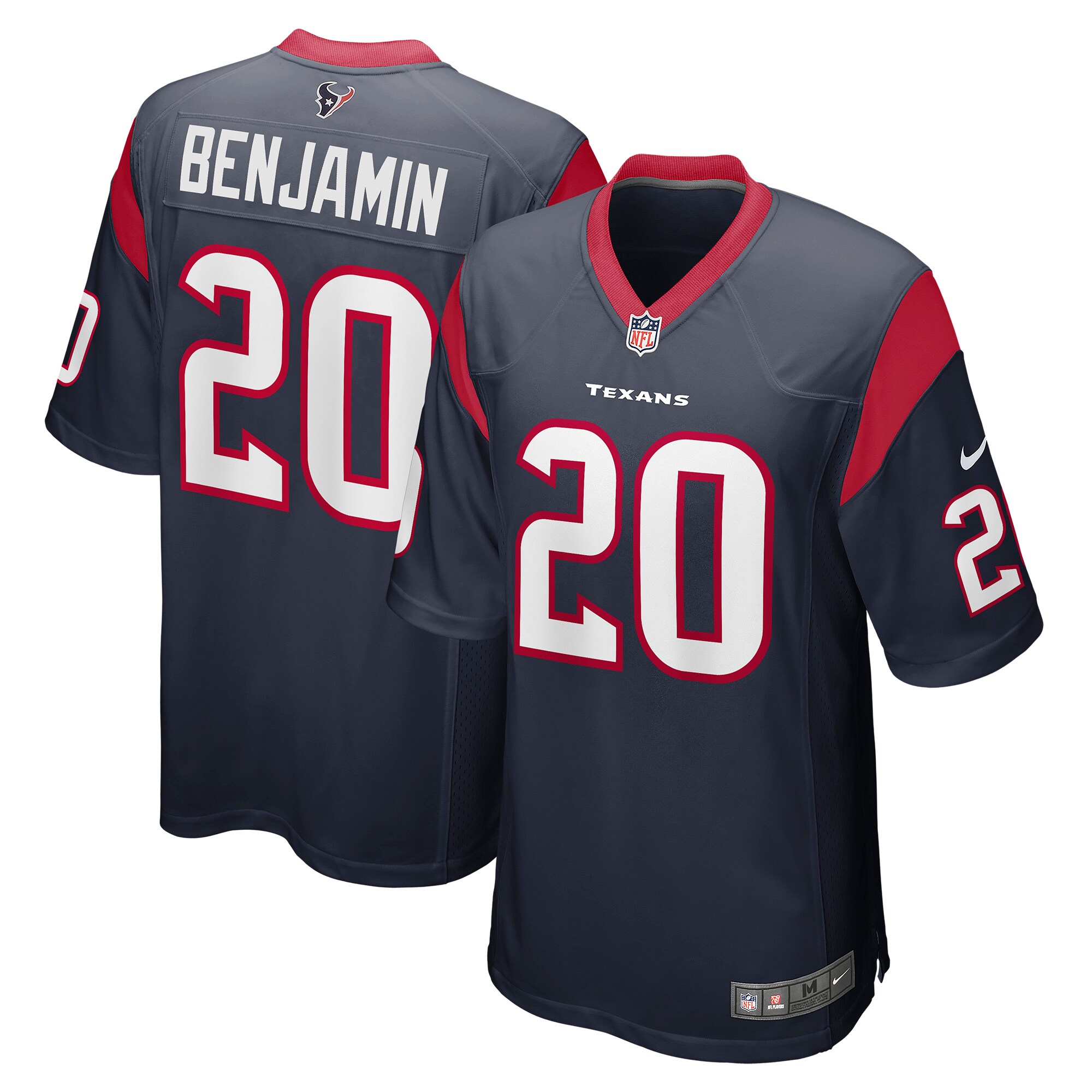 Eno Benjamin Houston Texans  Game Player Jersey - Navy