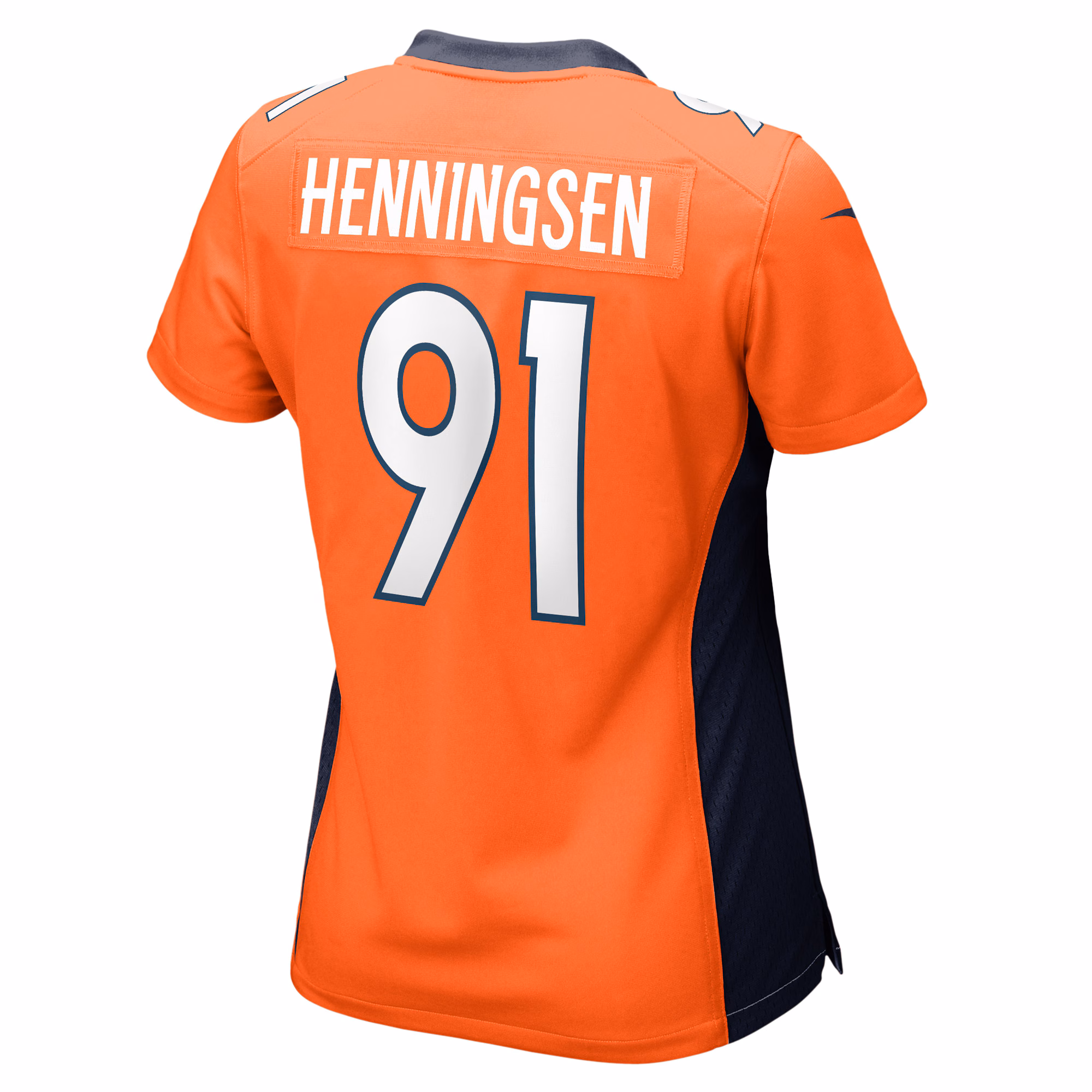 Matt Henningsen Denver Broncos Women's Game Player Jersey - Orange