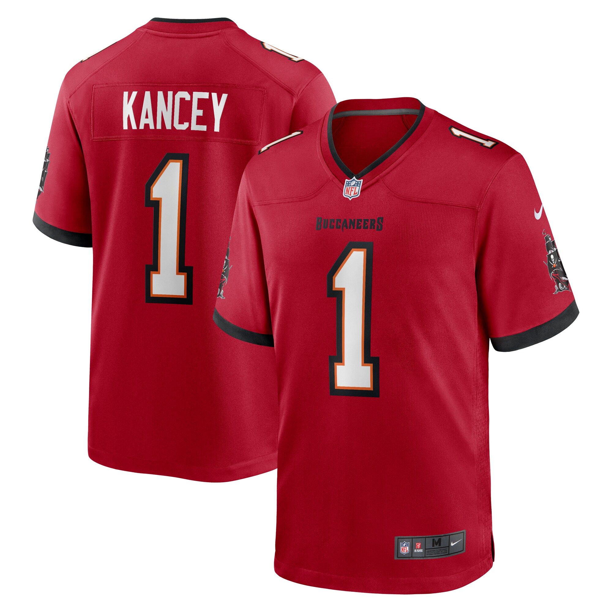 Calijah Kancey Tampa Bay Buccaneers  2023 NFL Draft First Round Pick Game Jersey - Red