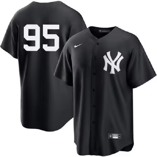 Men's Oswaldo Cabrera #95 New York Yankees Black Player  MLB Jersey