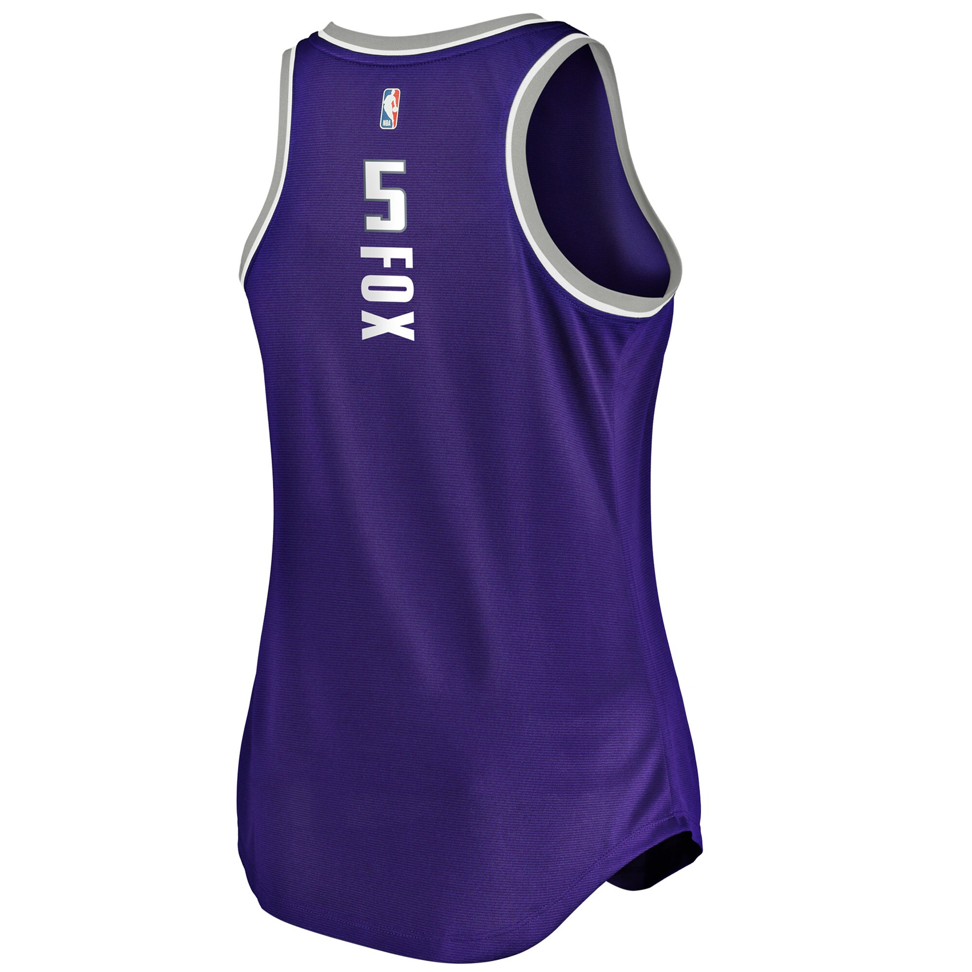 De'Aaron Fox Sacramento Kings  Women's Fast Break Tank Jersey - Icon Edition - Purple