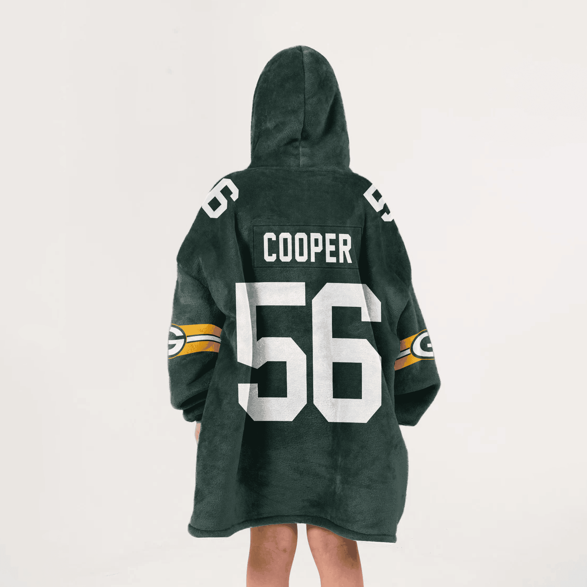 Kid 56 Green Bay Football Unisex Blanket Hoodie