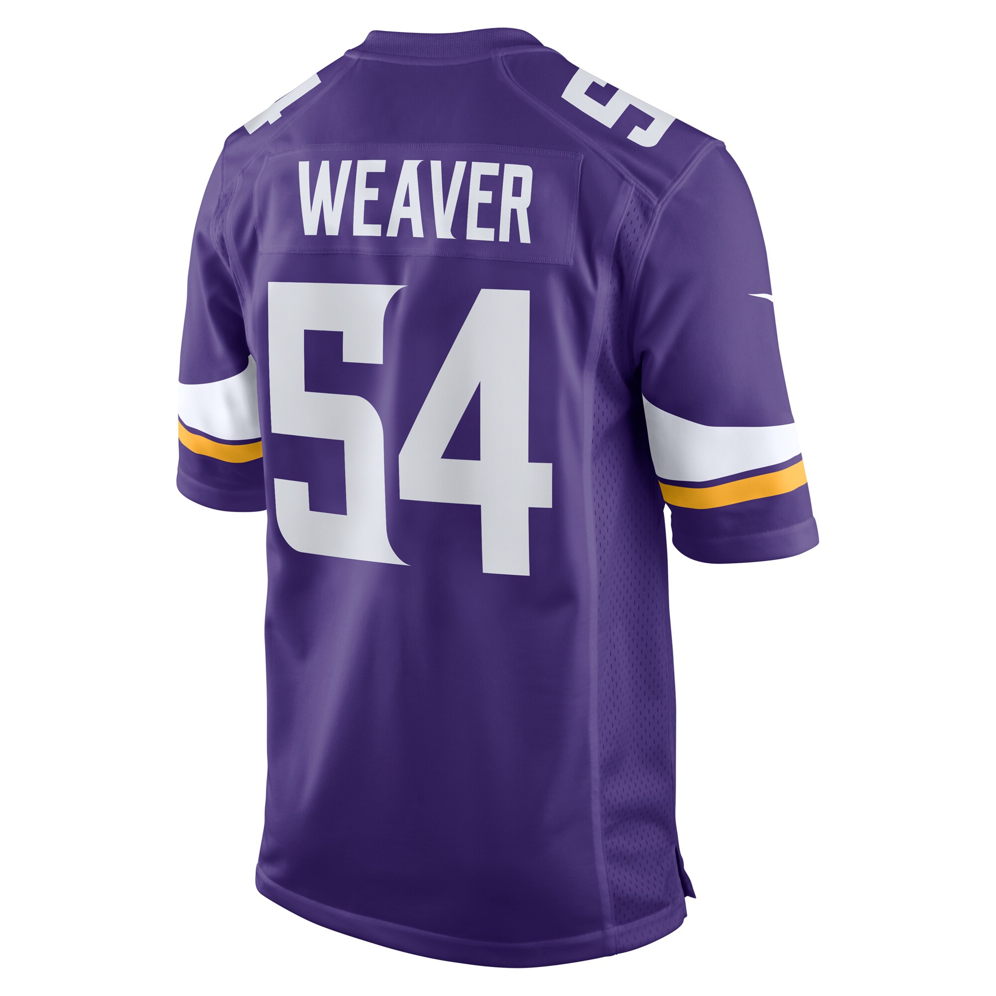 Curtis Weaver Minnesota Vikings Home Game Jersey - Purple