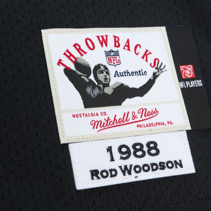 Authentic Rod Woodson Pittsburgh Steelers Dark 1988 Jersey