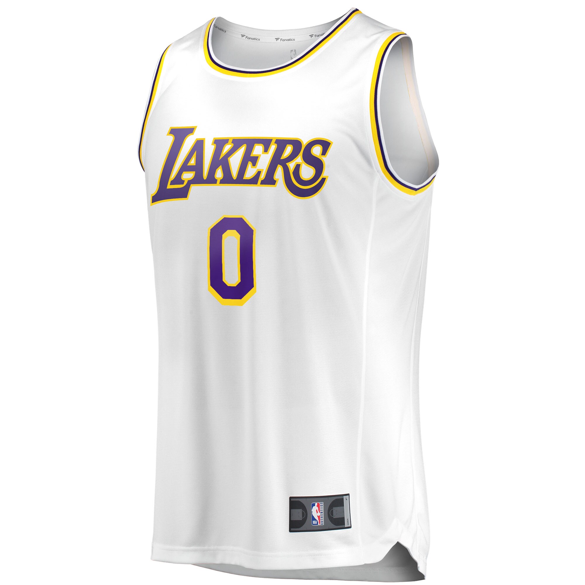 Russell Westbrook Los Angeles Lakers  2020/21 Fast Break Replica Player Jersey White - Association Edition