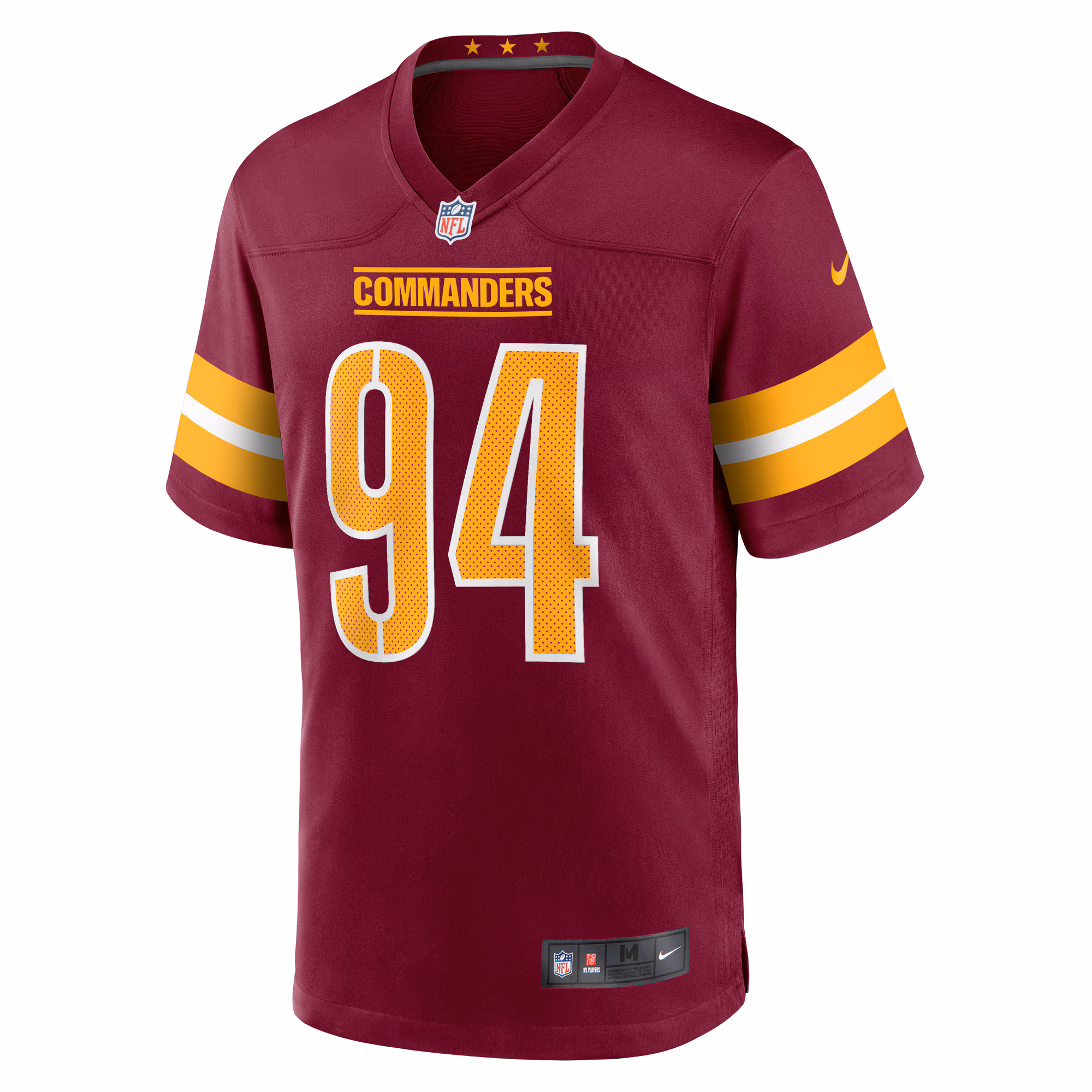 Daron Payne Washington Commanders Player Game Jersey - Burgundy