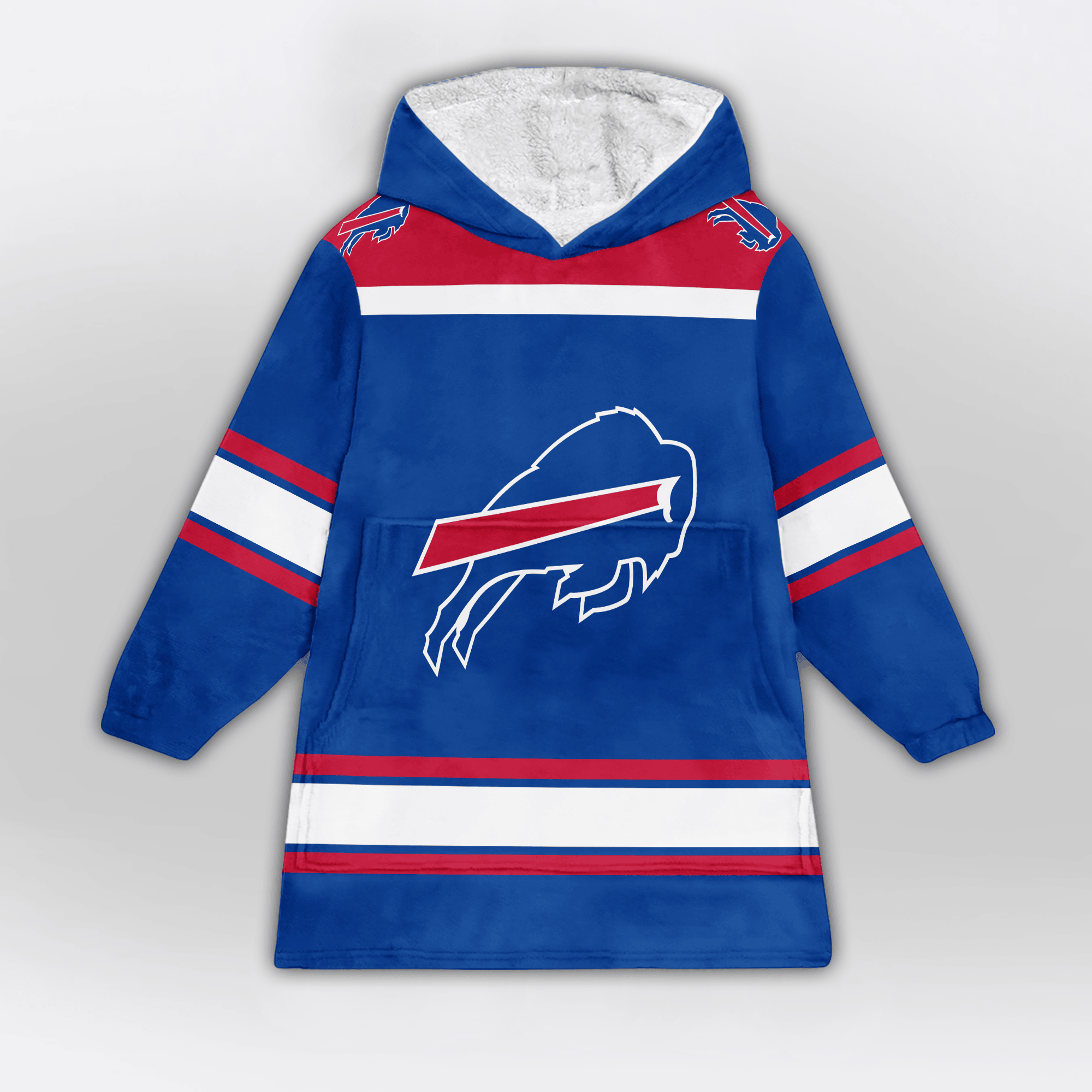 Kid J.A 17 Buffalo Football Unisex Blanket Hoodie