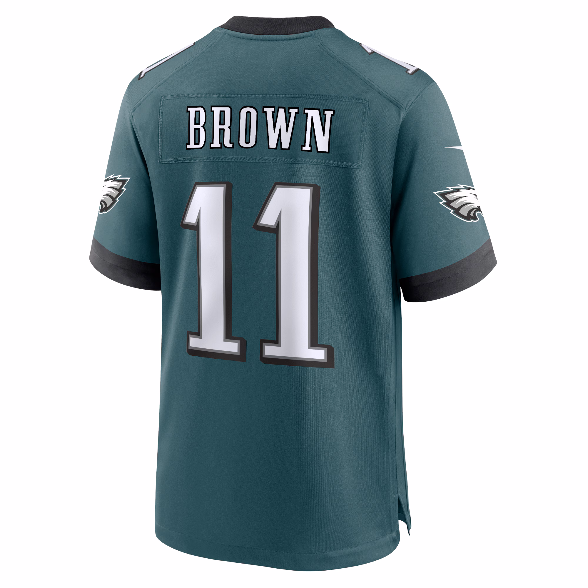 A.J. Brown Philadelphia Eagles #11 White Game Jersey - White 1
