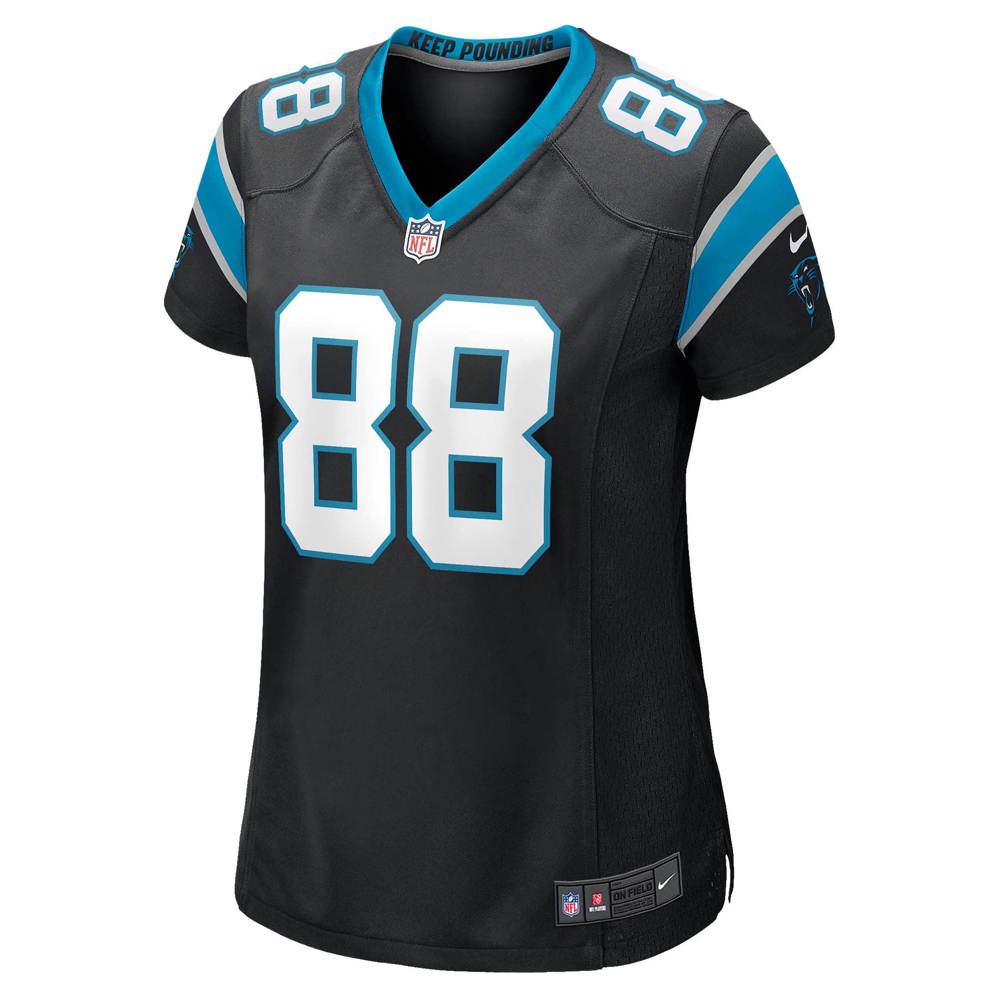 Terrace Marshall Jr. Carolina Panthers  Women's Game Jersey - Black