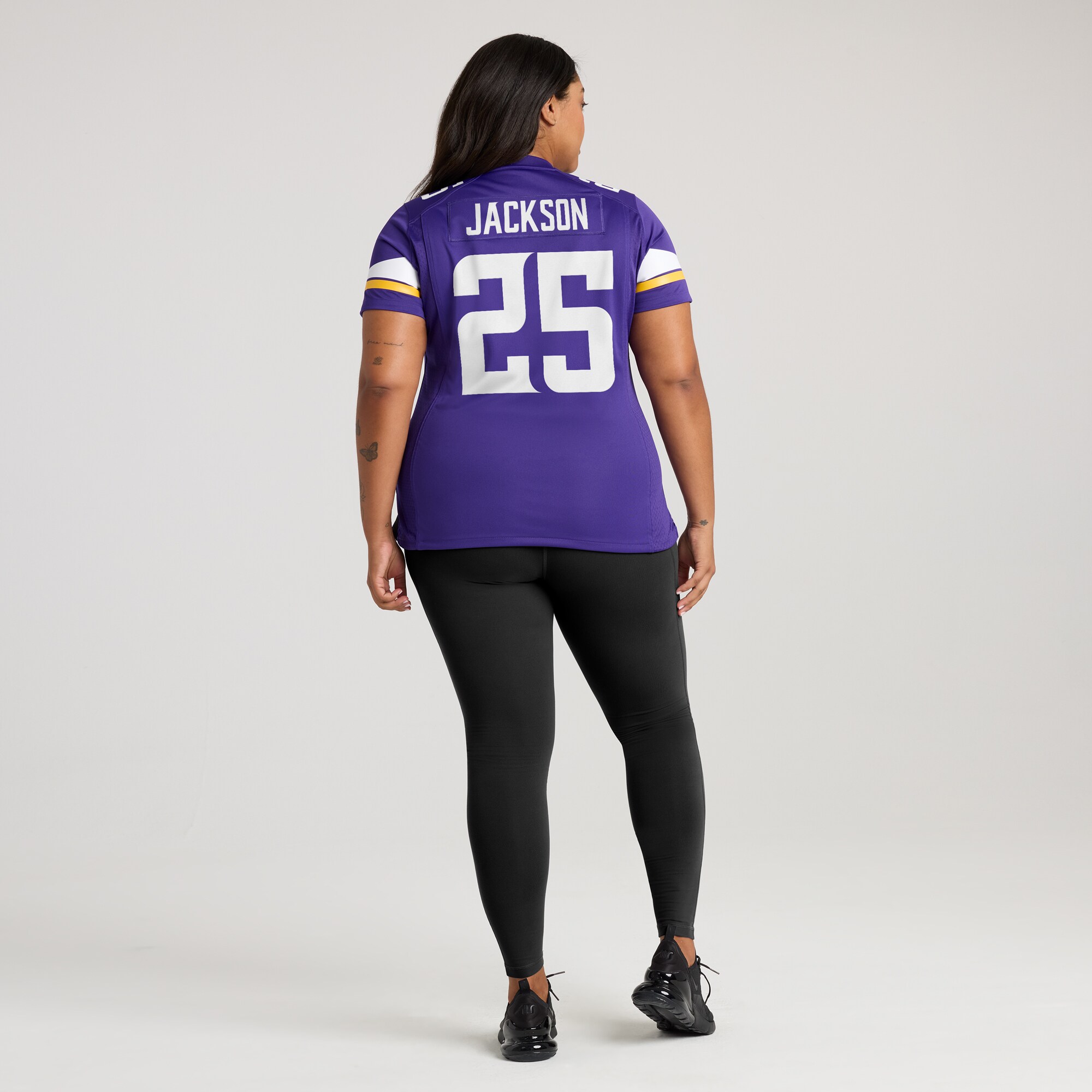 Theo Jackson Minnesota Vikings Women's Home Game Player Jersey - Purple
