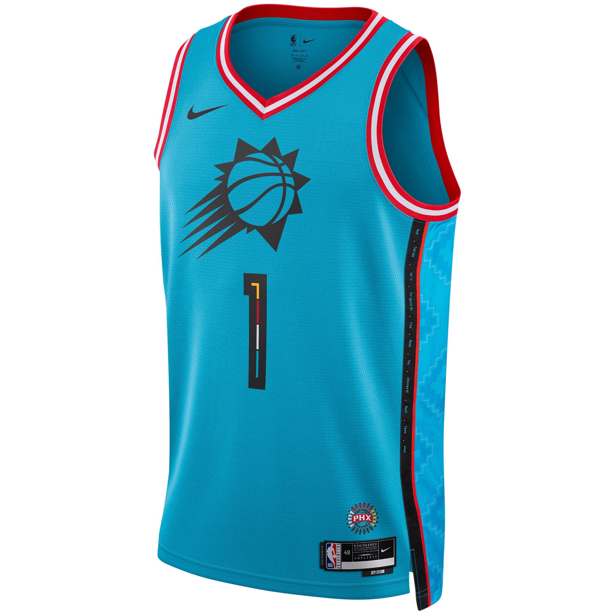 Devin Booker Phoenix Suns Unisex 2022/23 Swingman Jersey - City Edition - Turquoise