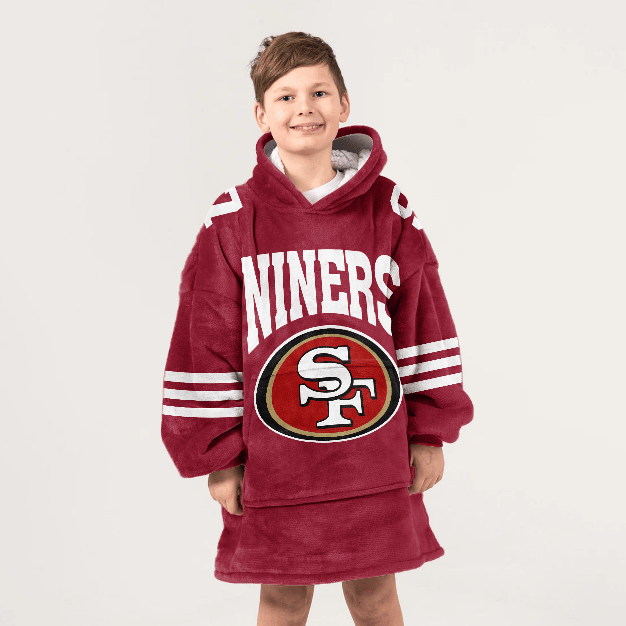 Niners San Francisco 49ers Football Unisex Blanket Hoodie