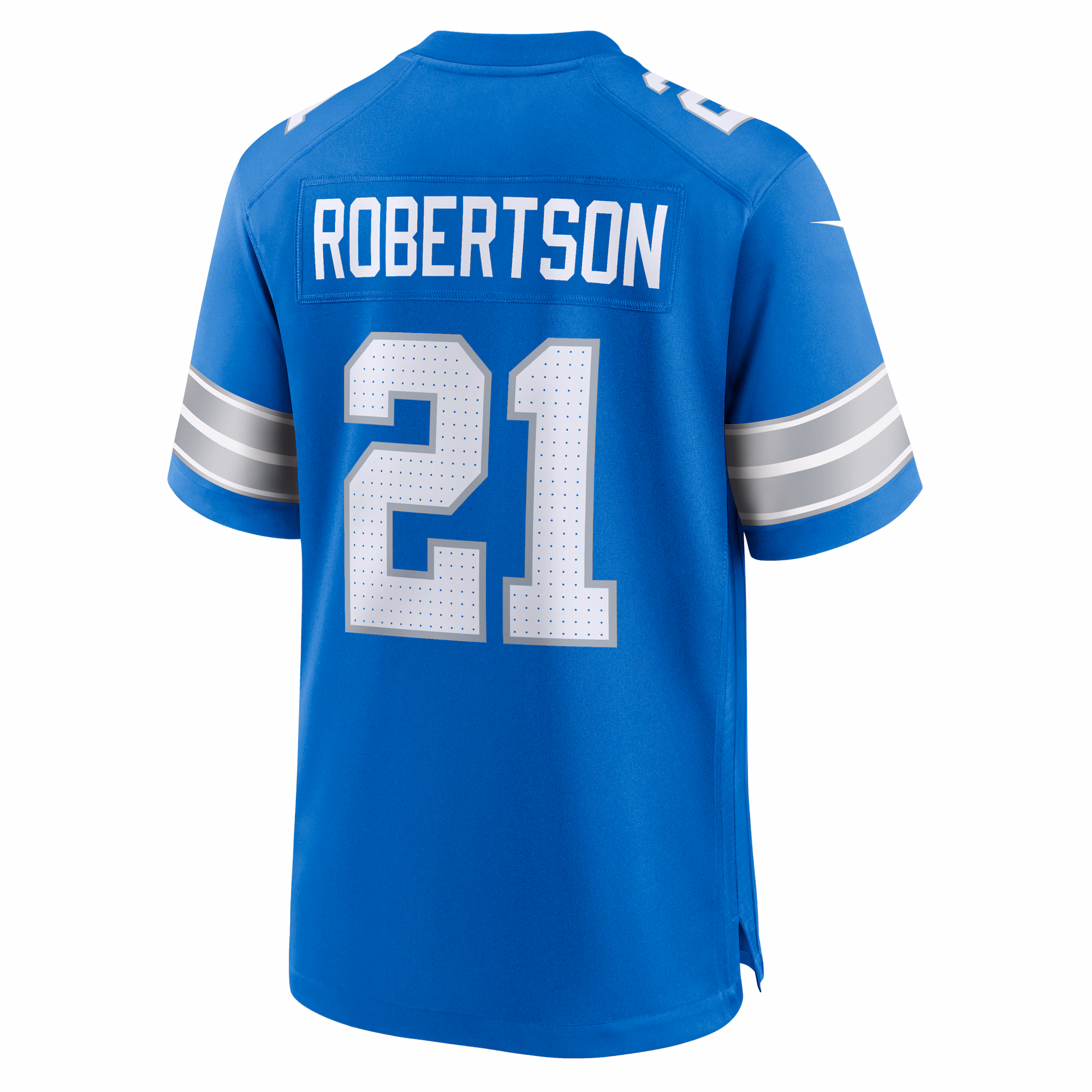 Amik Robertson Detroit Lions Game Jersey -  Blue