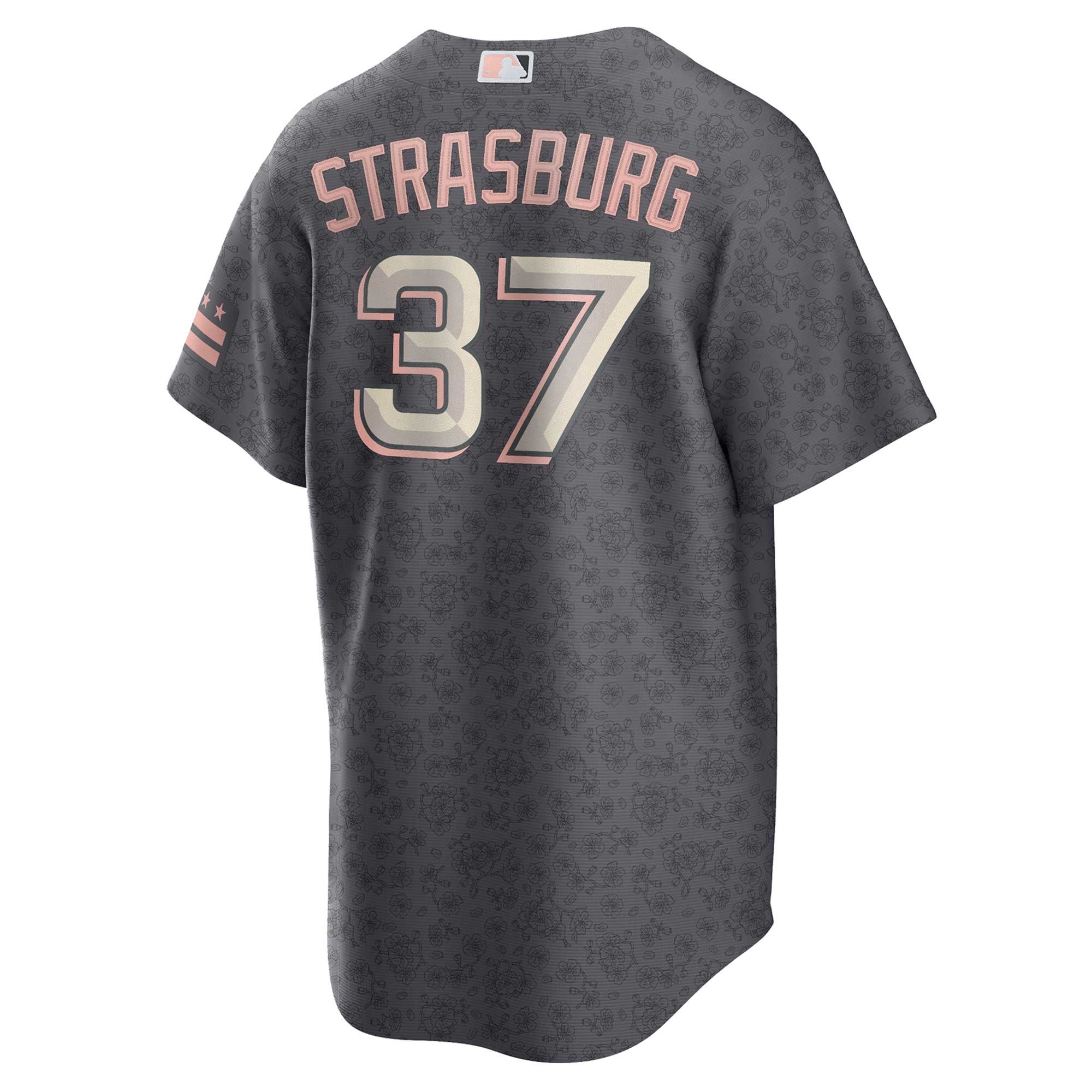 Men's Washington Nationals Stephen Strasburg  Gray City Connect Replica Player Jersey