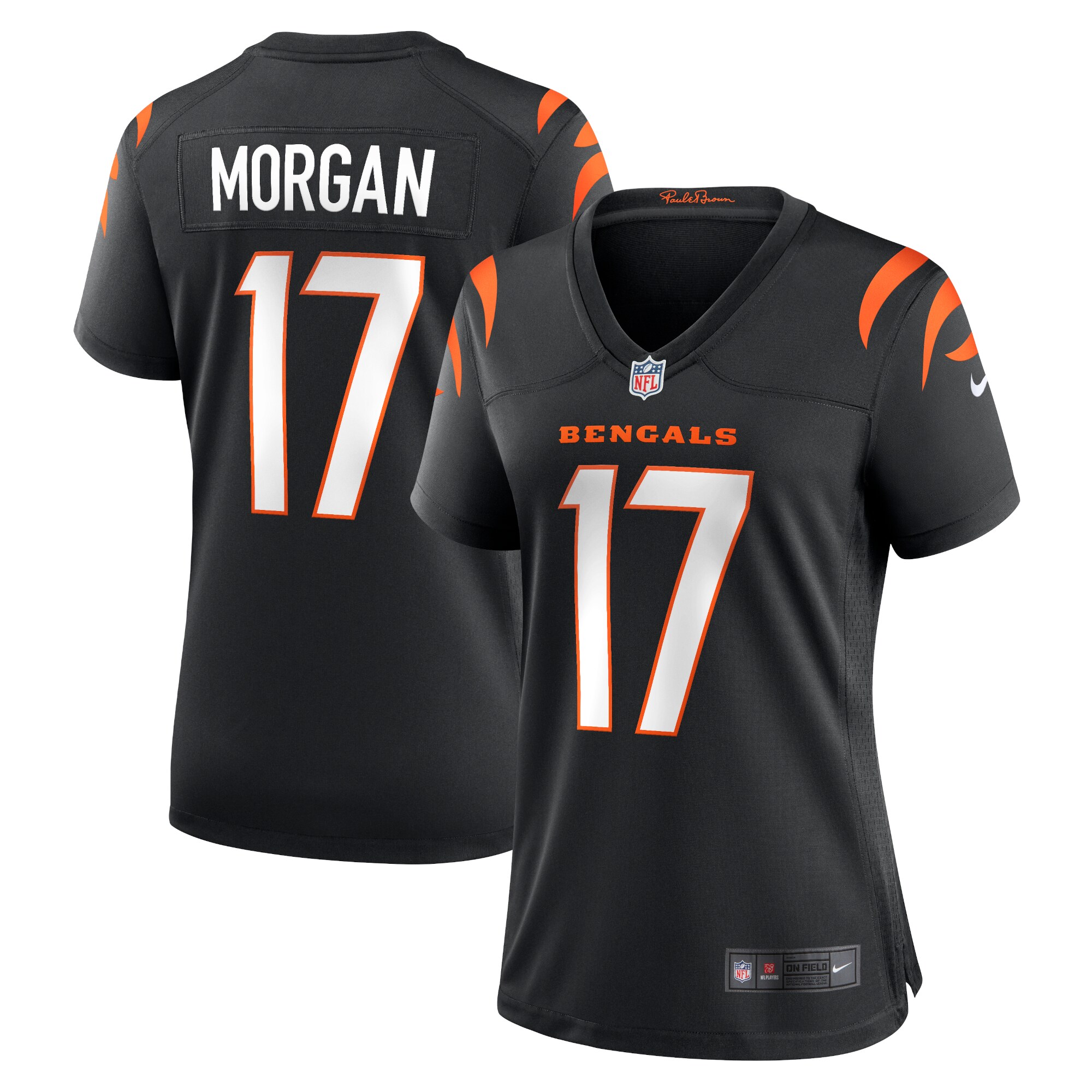 Stanley Morgan Cincinnati Bengals Women's Player Game Jersey - Black