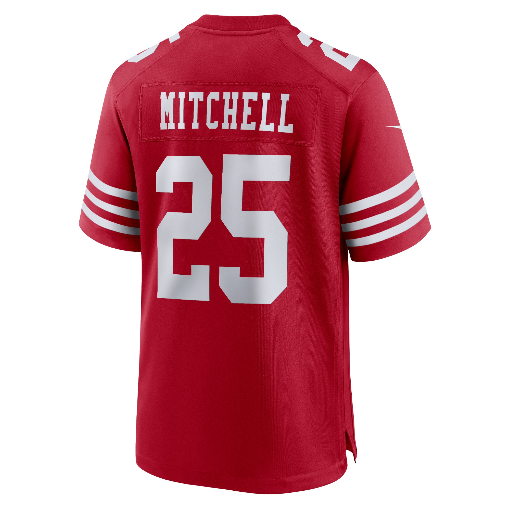 Elijah Mitchell San Francisco 49ers Team Player Game Jersey - Scarlet