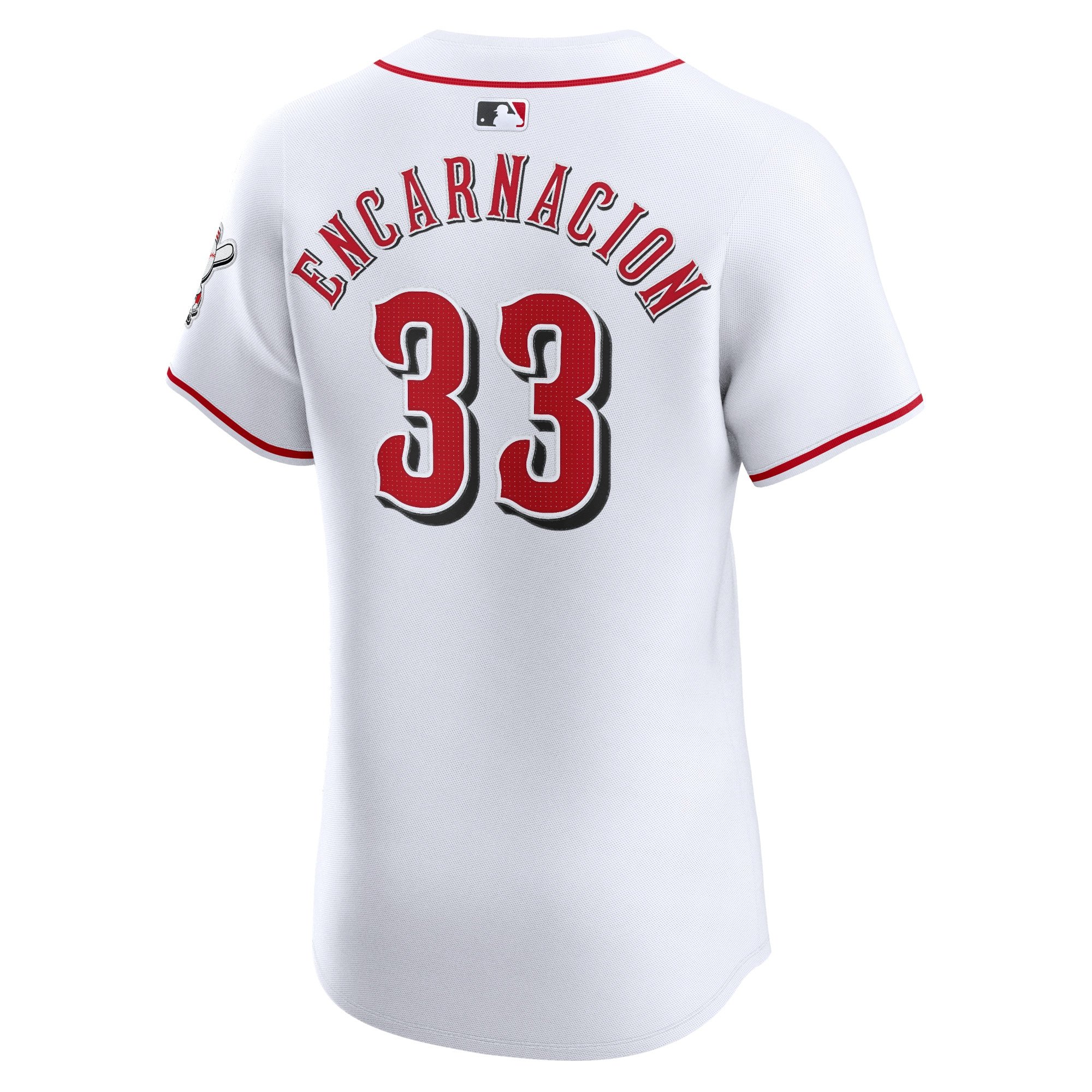 Men's Cincinnati Reds Christian Encarnacion-Strand  White Home Elite Player Jersey