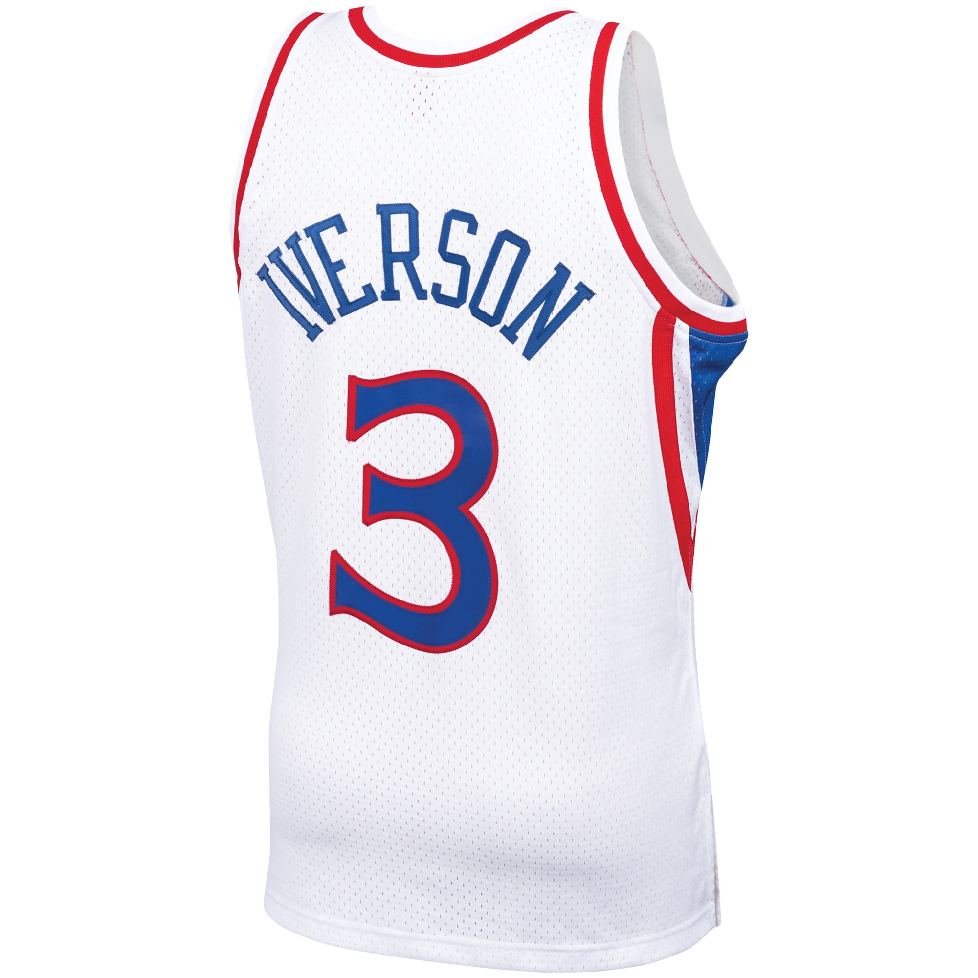 Allen Iverson Philadelphia 76ers Mitchell & Ness 1996-97 Hardwood Classics Swingman Jersey - White