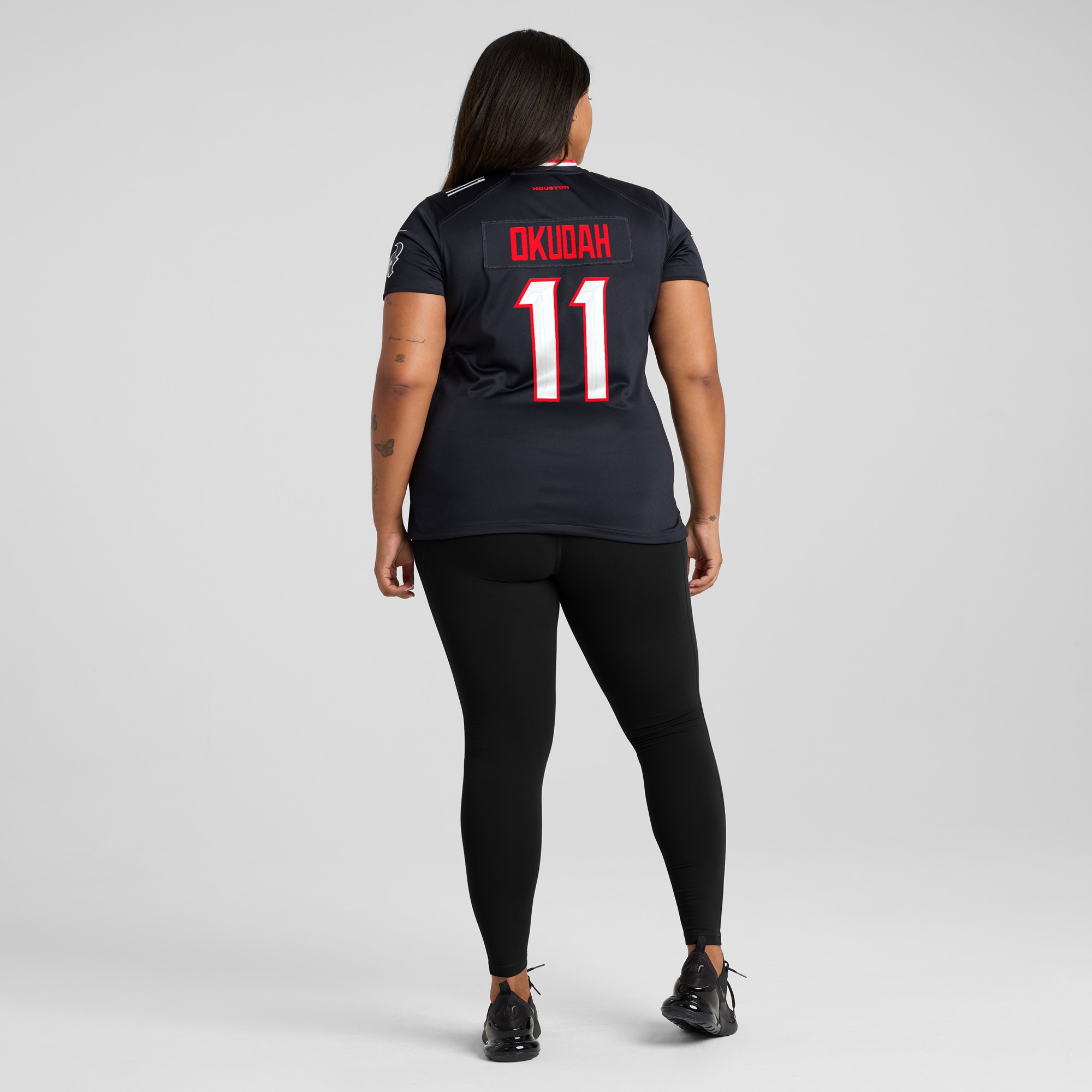 Jeff Okudah Houston Texans Women's Team Game Jersey -  Navy