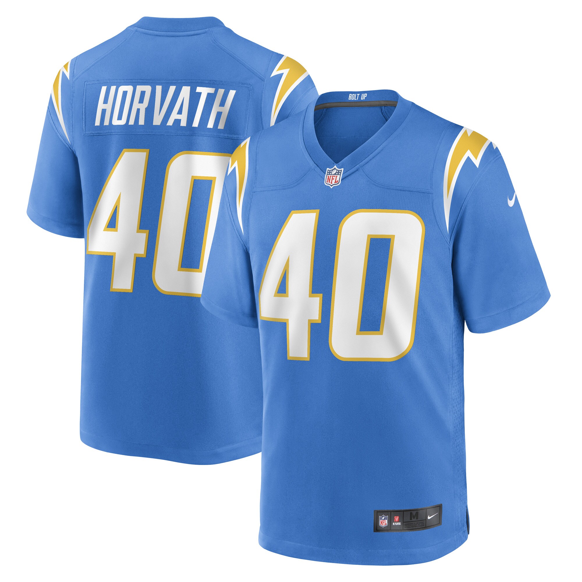 Zander Horvath Los Angeles Chargers  Game Player Jersey - Powder Blue