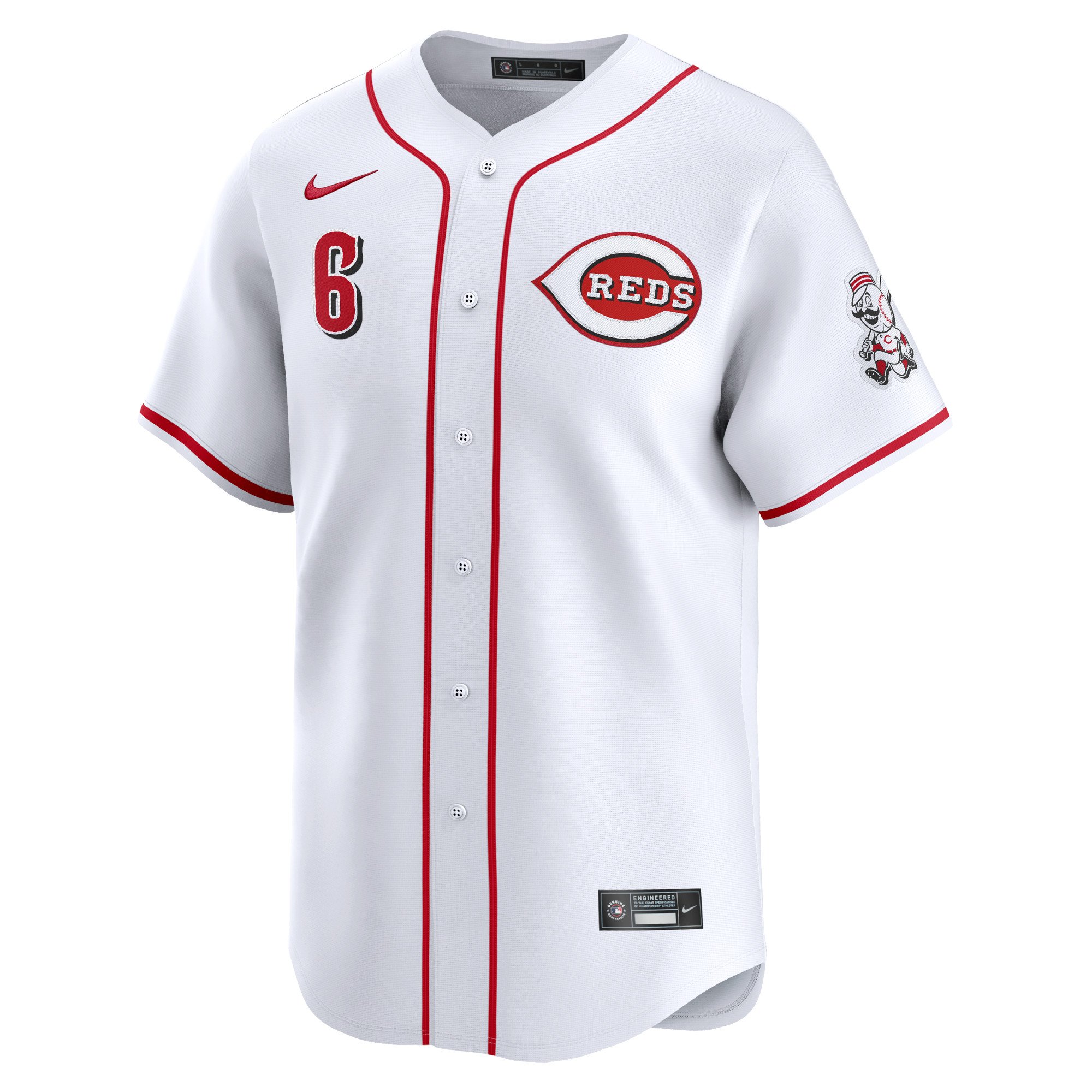 Men's Cincinnati Reds Jonathan India  White Home Limited Player Jersey