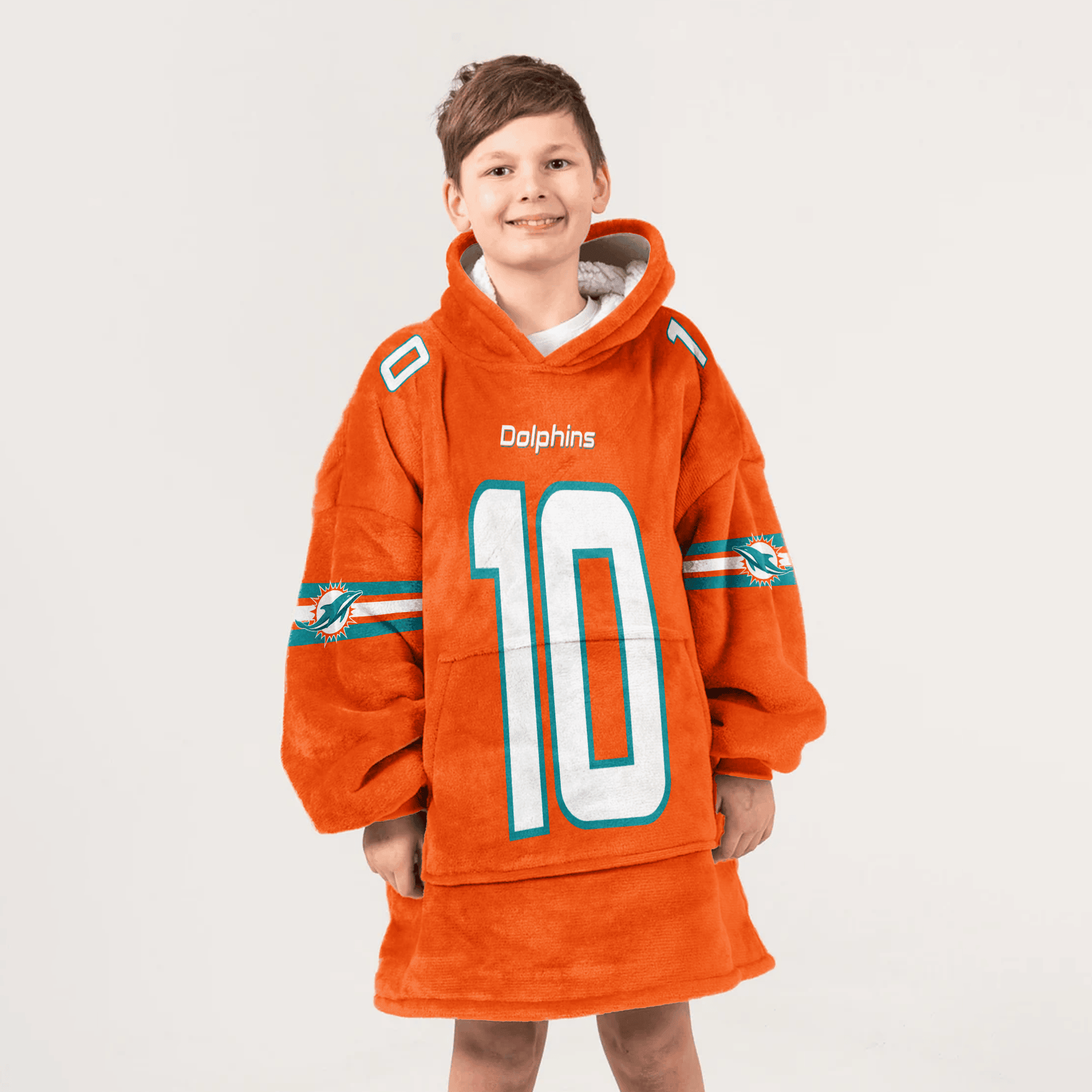 Kid 10 Miami Football Unisex Blanket Hoodie