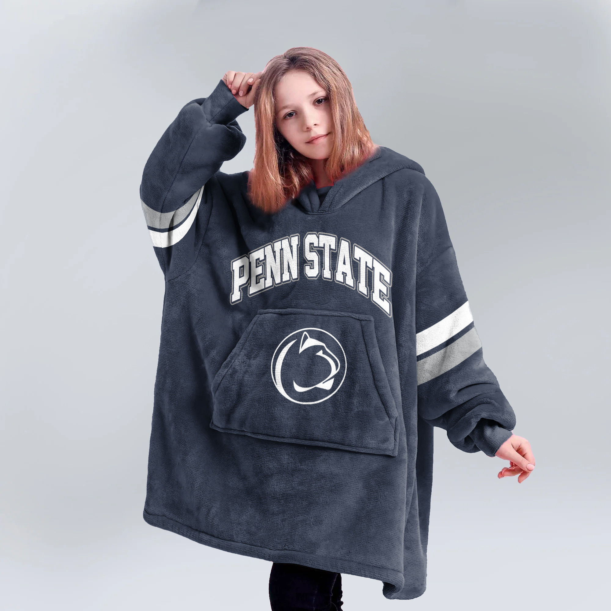 Adult #1 Penn State Football Unisex Blanket Hoodie