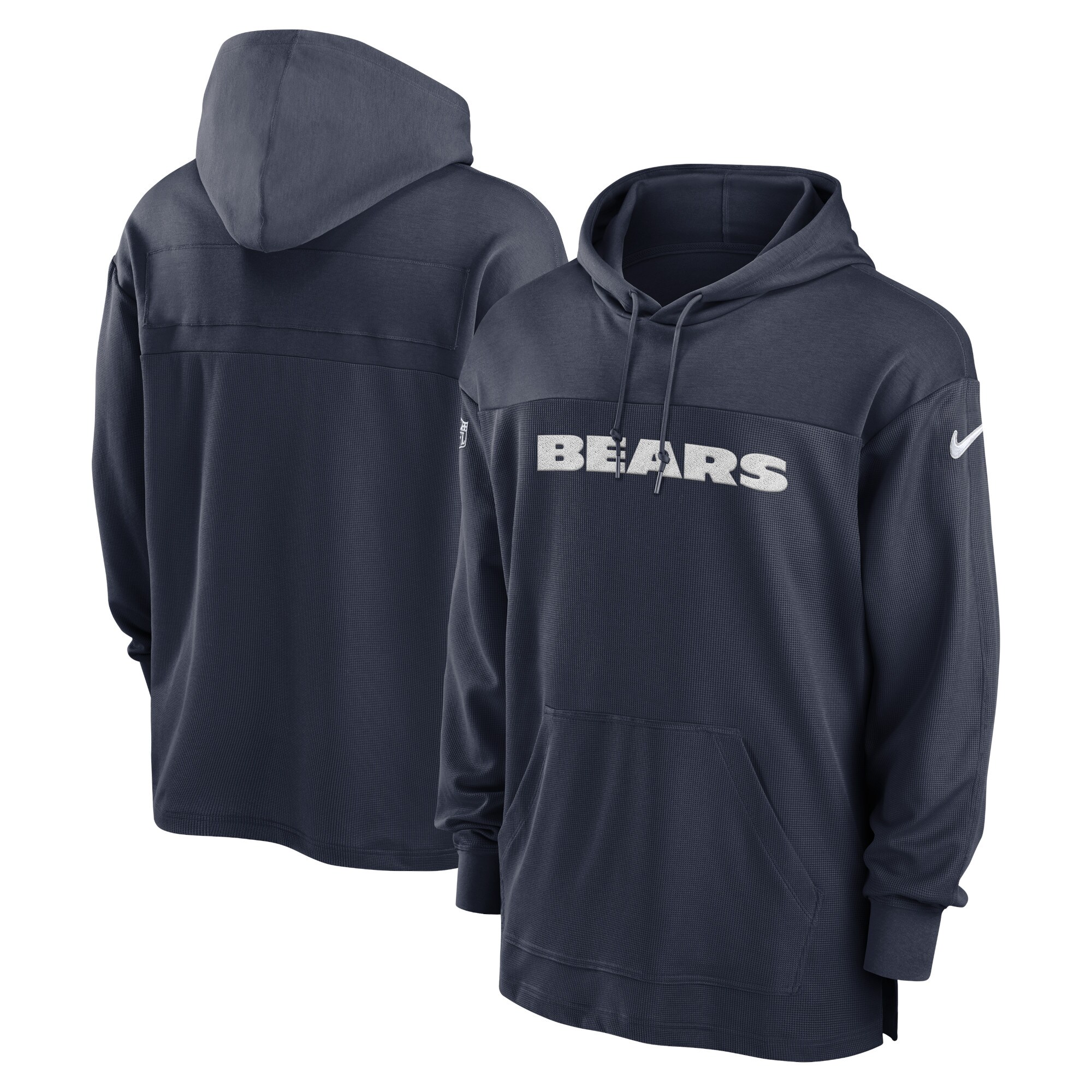Chicago Bears 2023 Sideline Lightweight Performance Hooded Top - Navy