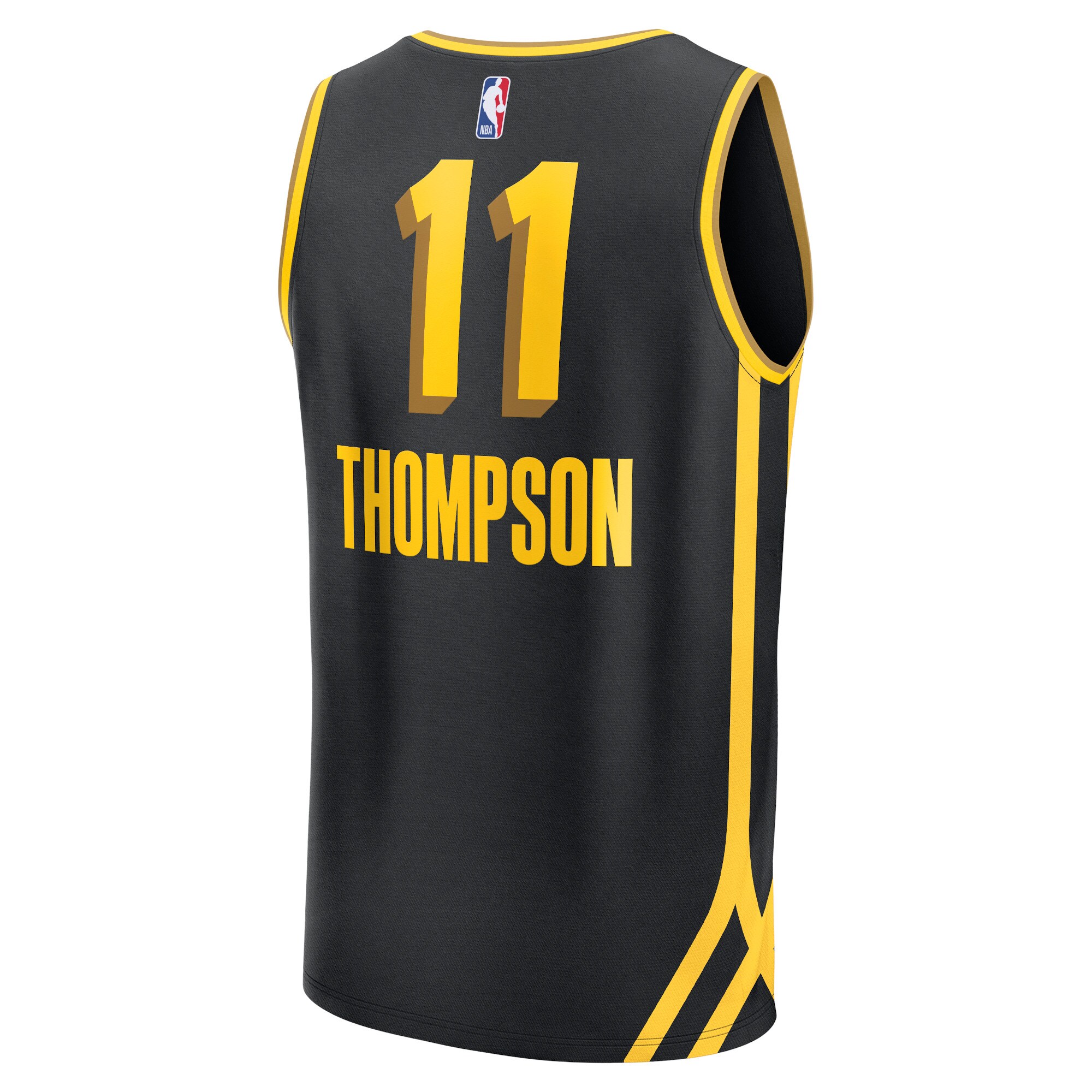 Unisex Golden State Warriors Klay Thompson  Black 2023/24 Fast Break Jersey - City Edition