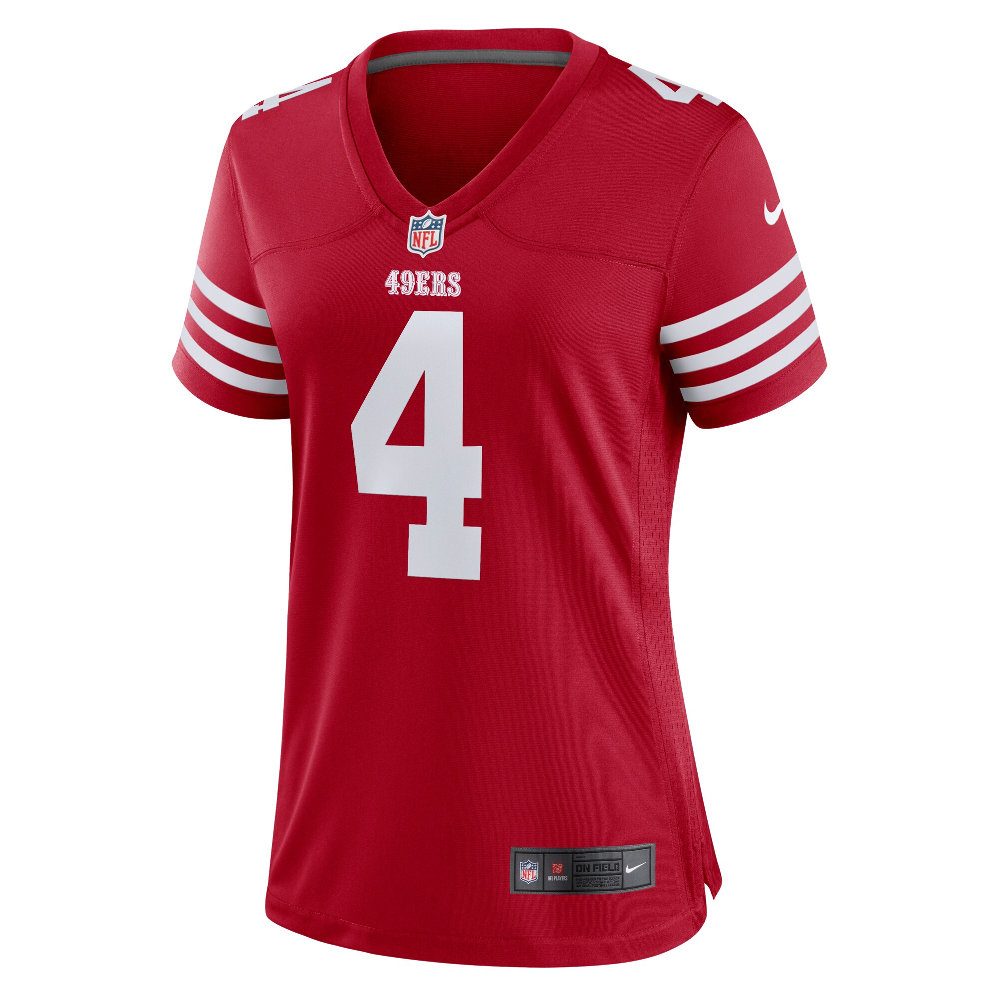 Jake Moody San Francisco 49ers  Women's Team Game Jersey - Scarlet