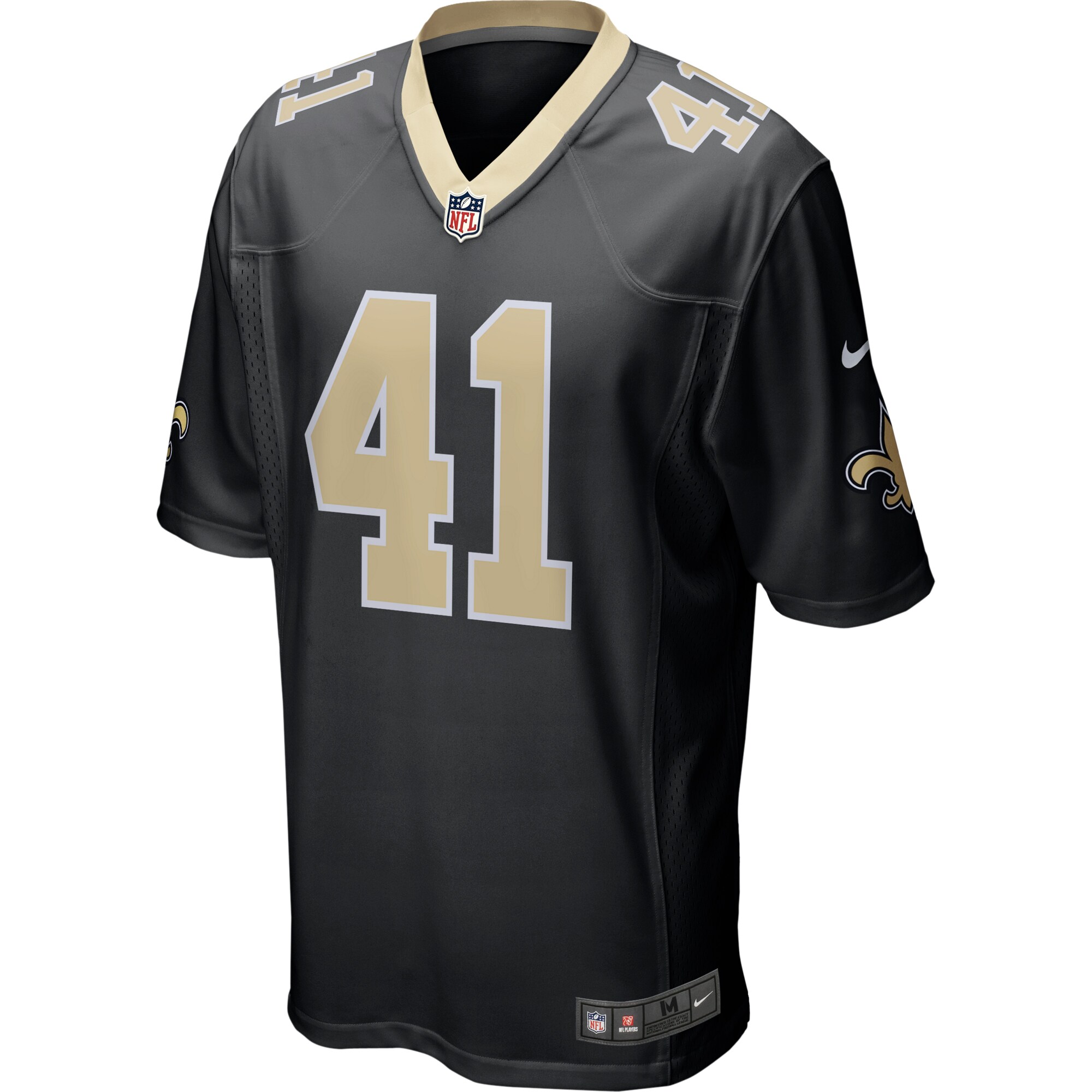 Alvin Kamara New Orleans Saints  Game Player Jersey - Black