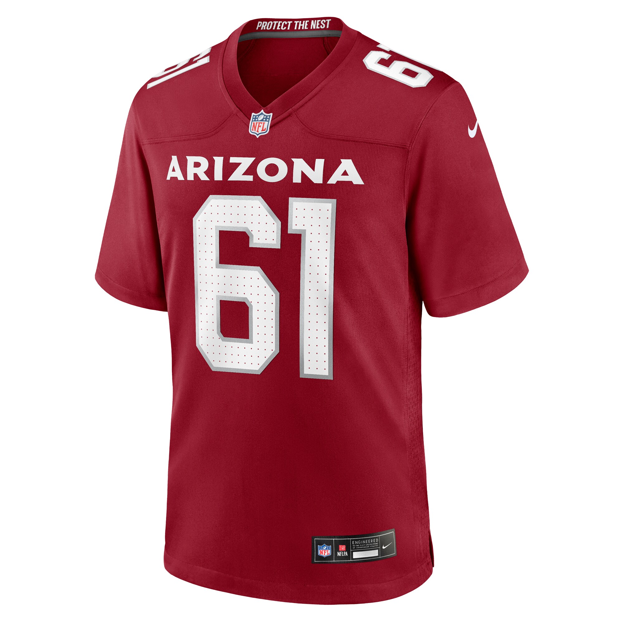 Carter O'Donnell Arizona Cardinals Team Game Jersey -  Cardinal